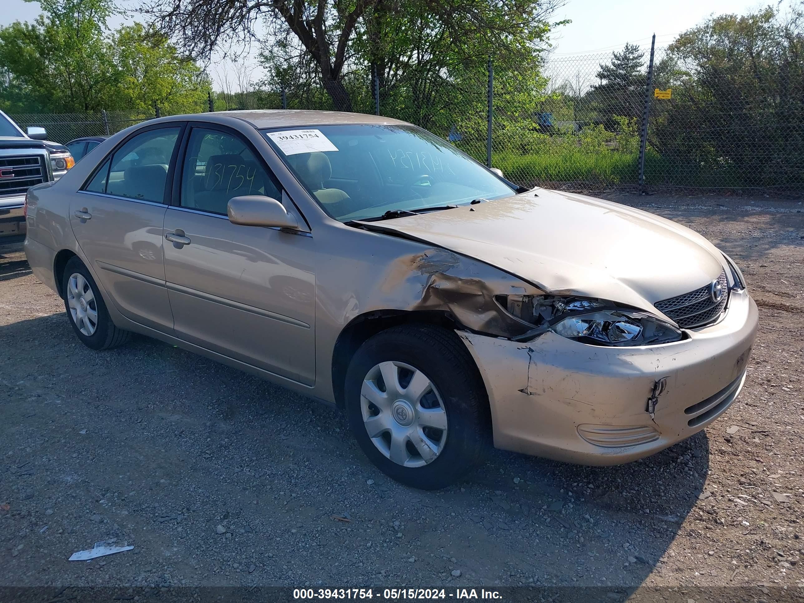 TOYOTA CAMRY 2002 4t1be32k82u065678