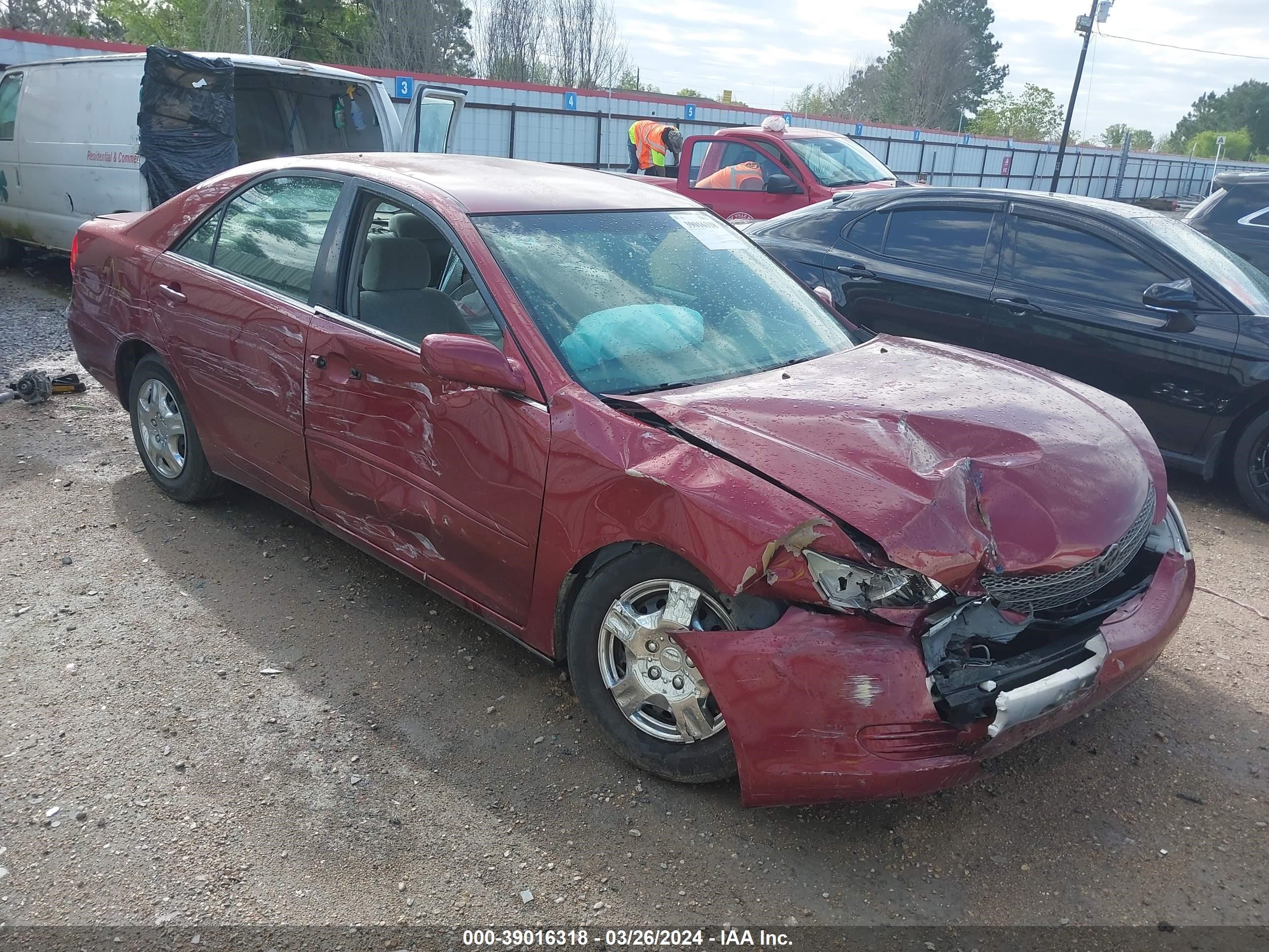 TOYOTA CAMRY 2002 4t1be32k82u070668