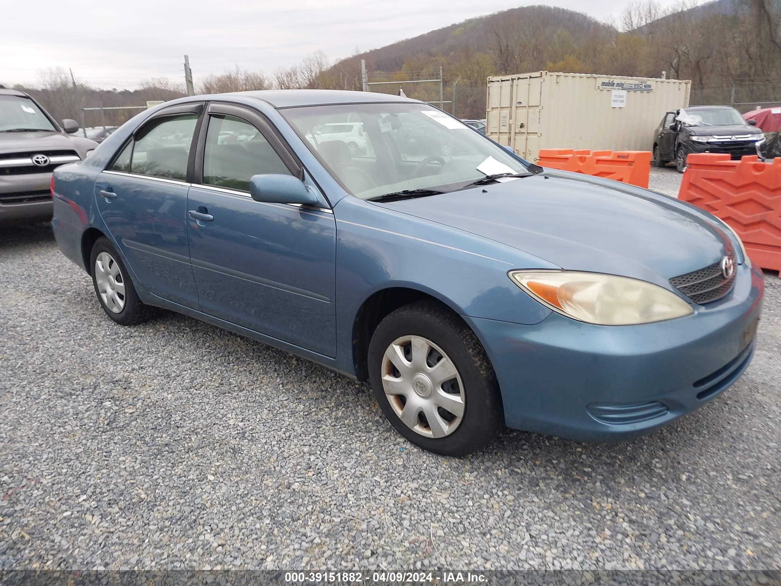 TOYOTA CAMRY 2002 4t1be32k82u538236