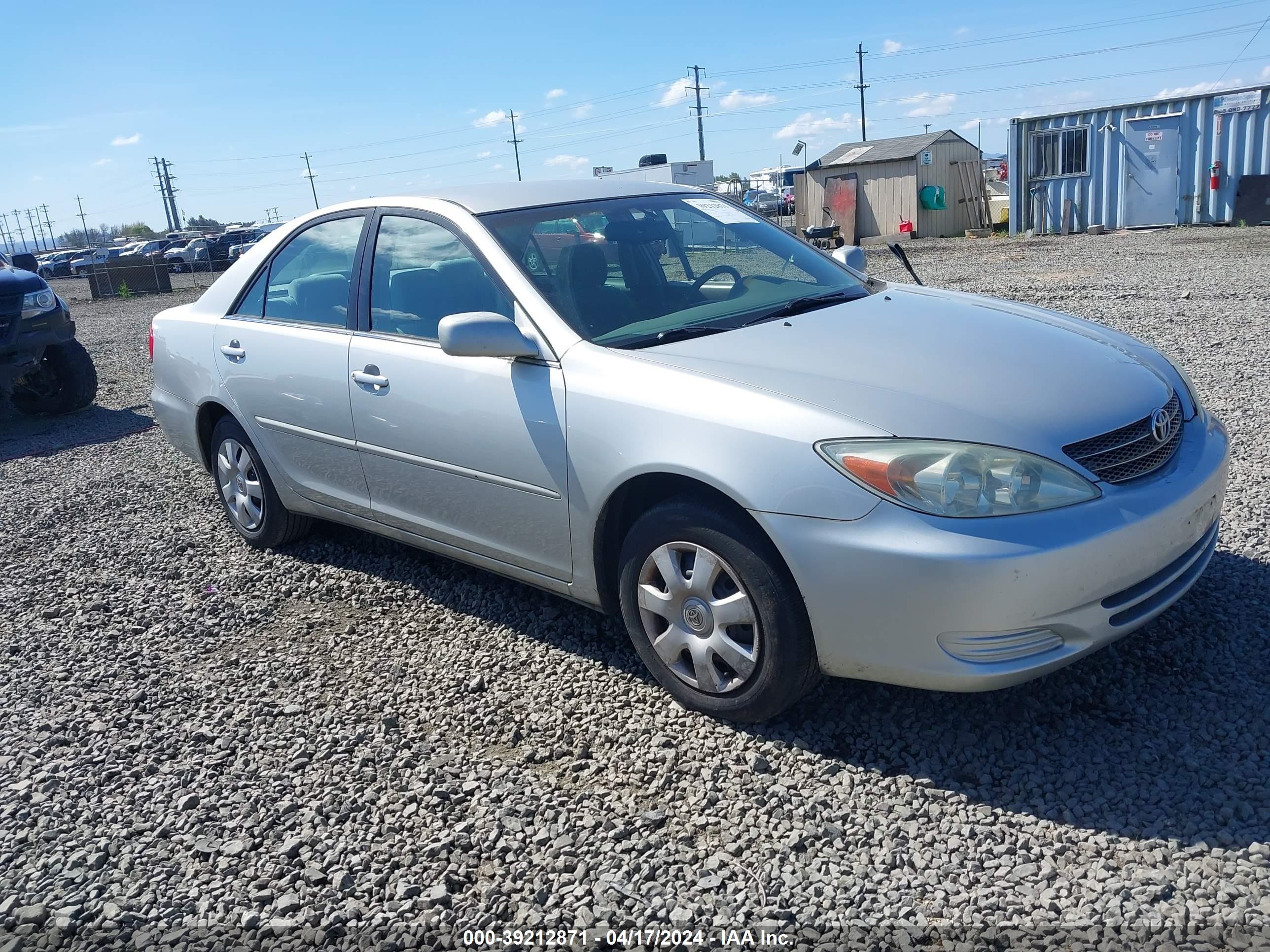 TOYOTA CAMRY 2003 4t1be32k83u780543