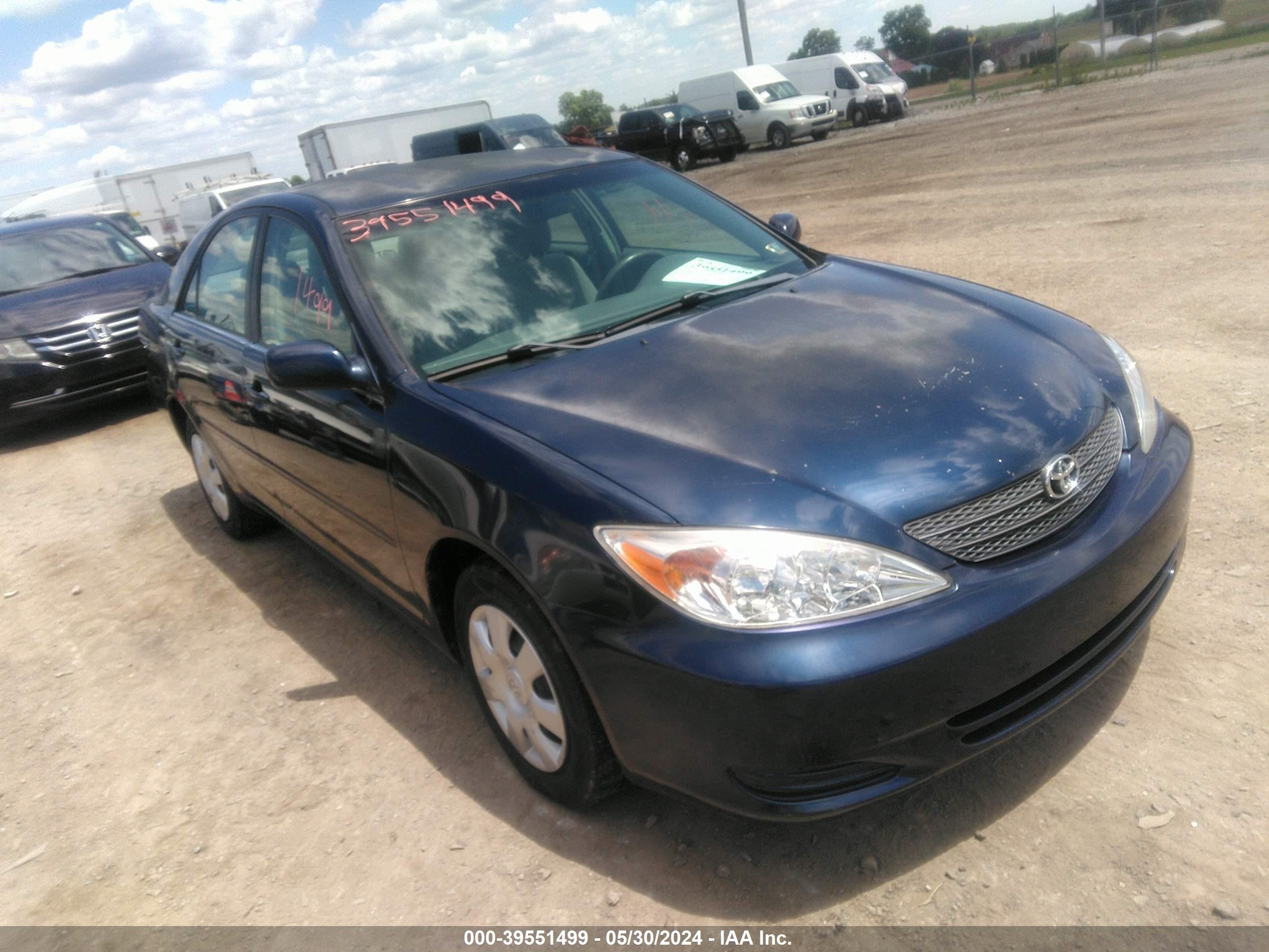 TOYOTA CAMRY 2004 4t1be32k84u287916