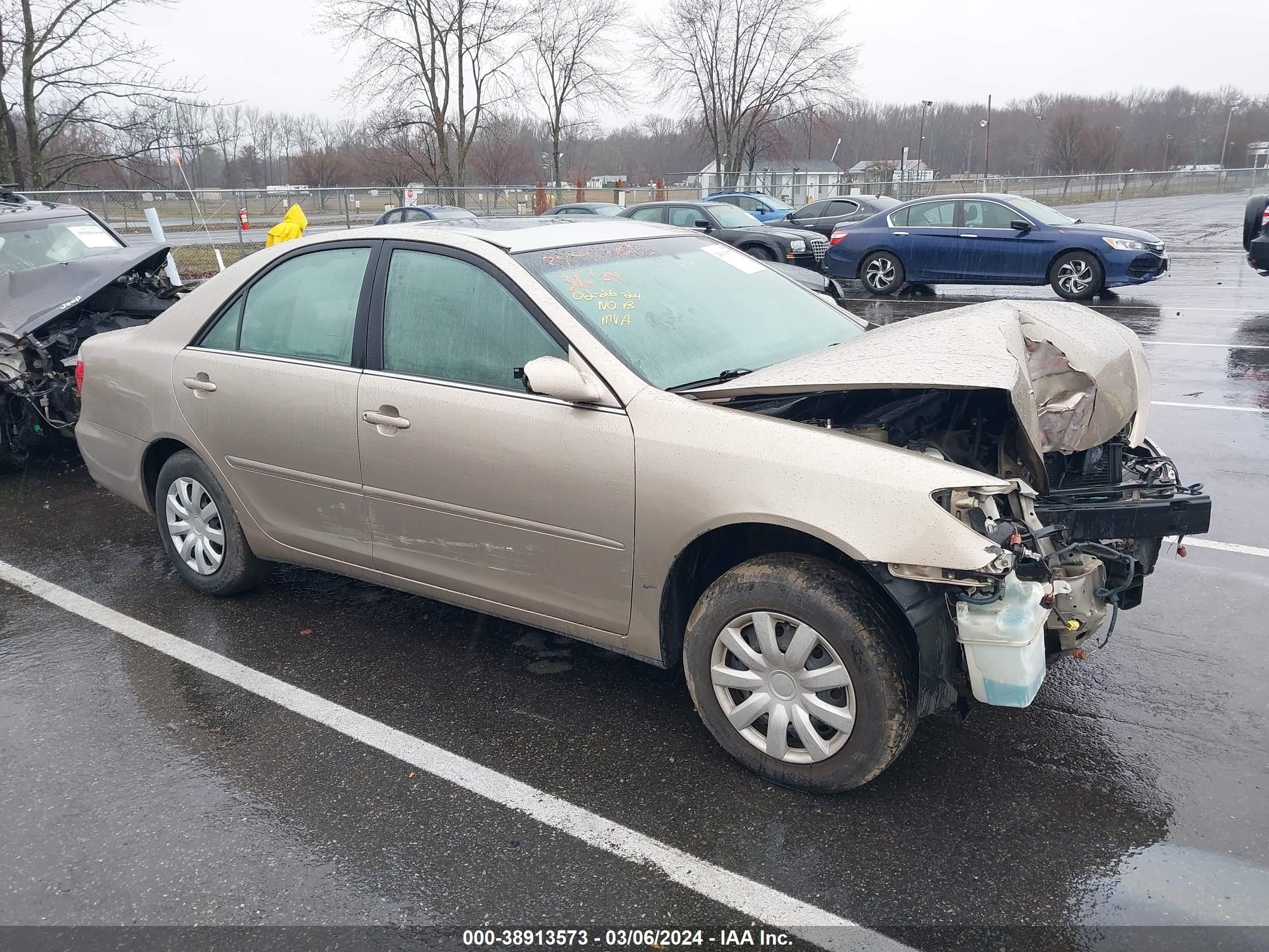 TOYOTA CAMRY 2004 4t1be32k84u321109