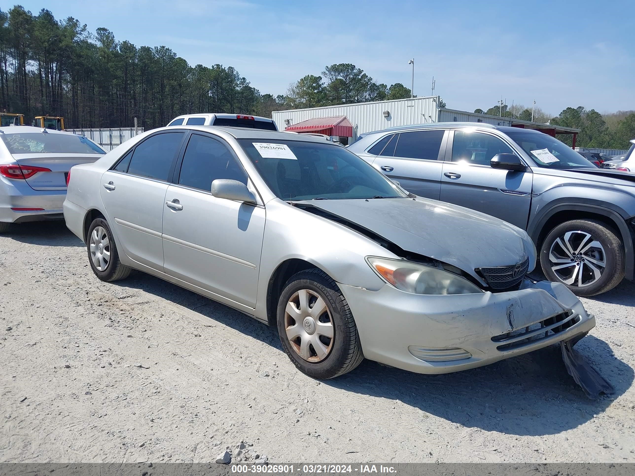 TOYOTA CAMRY 2004 4t1be32k84u349699