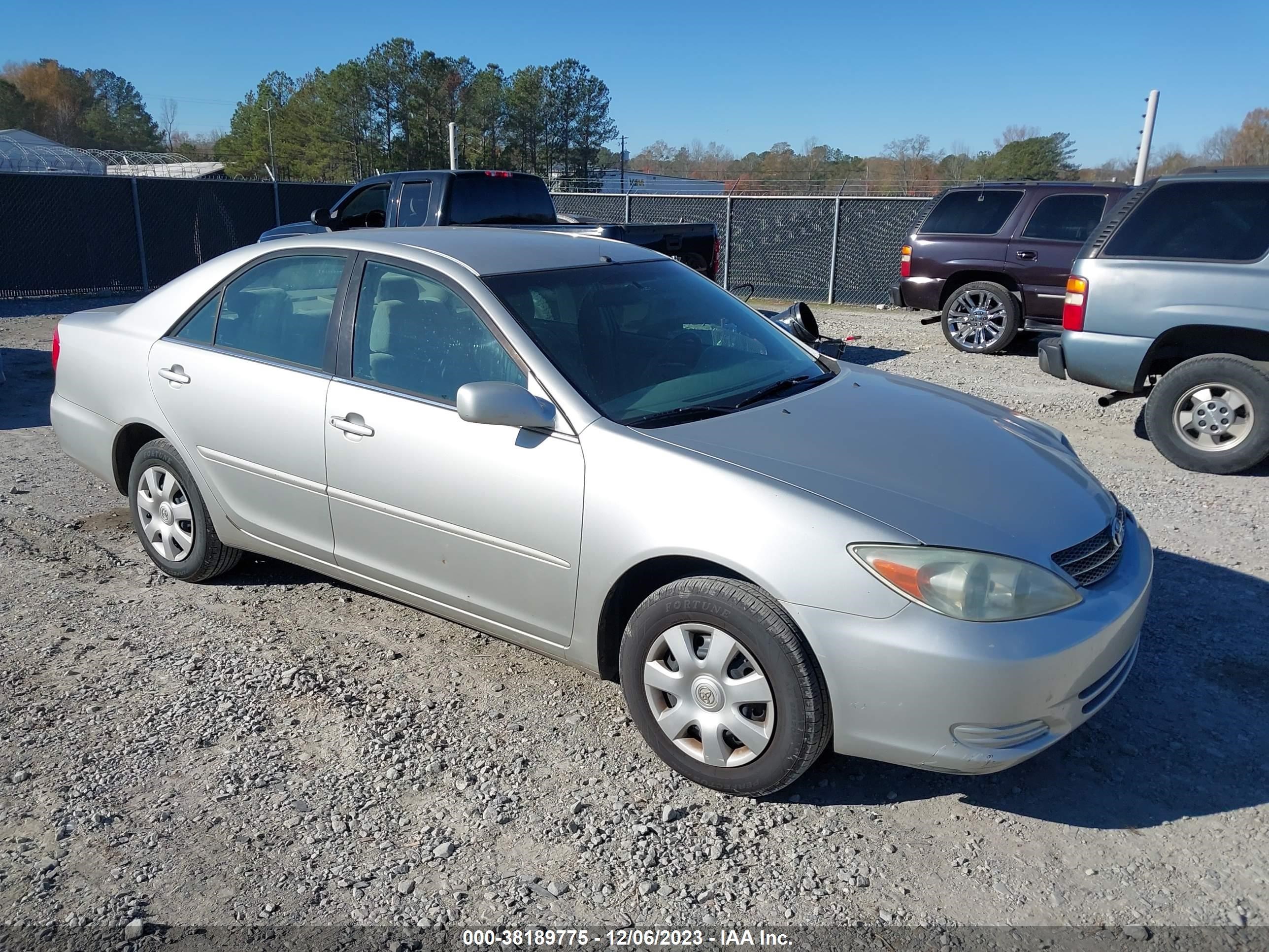 TOYOTA CAMRY 2004 4t1be32k84u808262