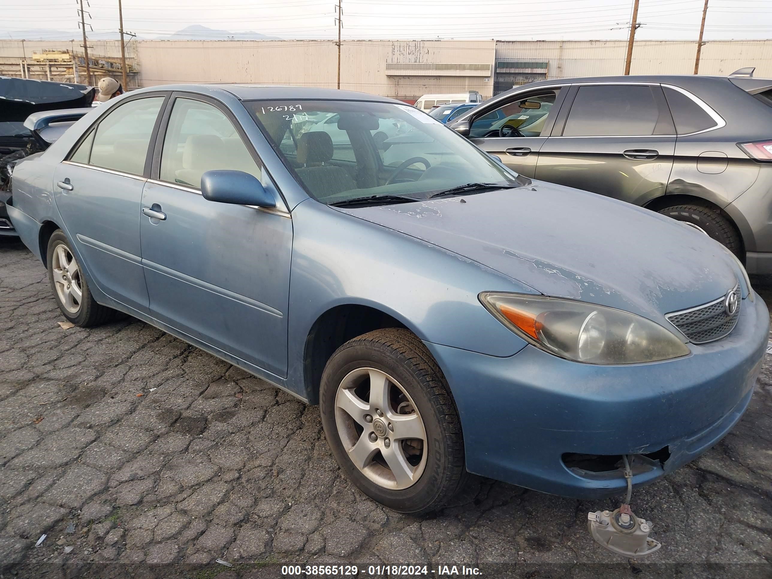 TOYOTA CAMRY 2004 4t1be32k84u916767