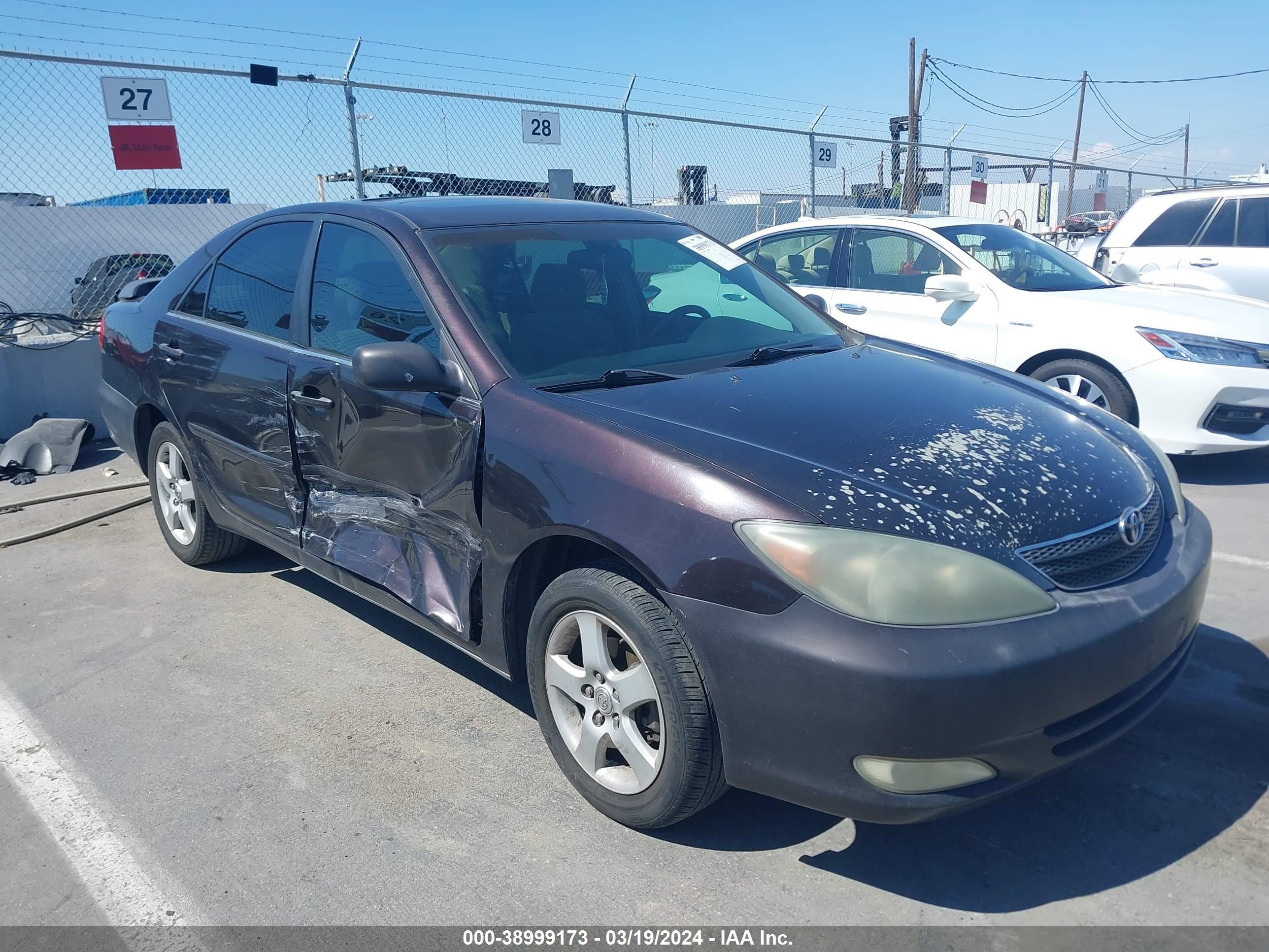 TOYOTA CAMRY 2004 4t1be32k84u930555