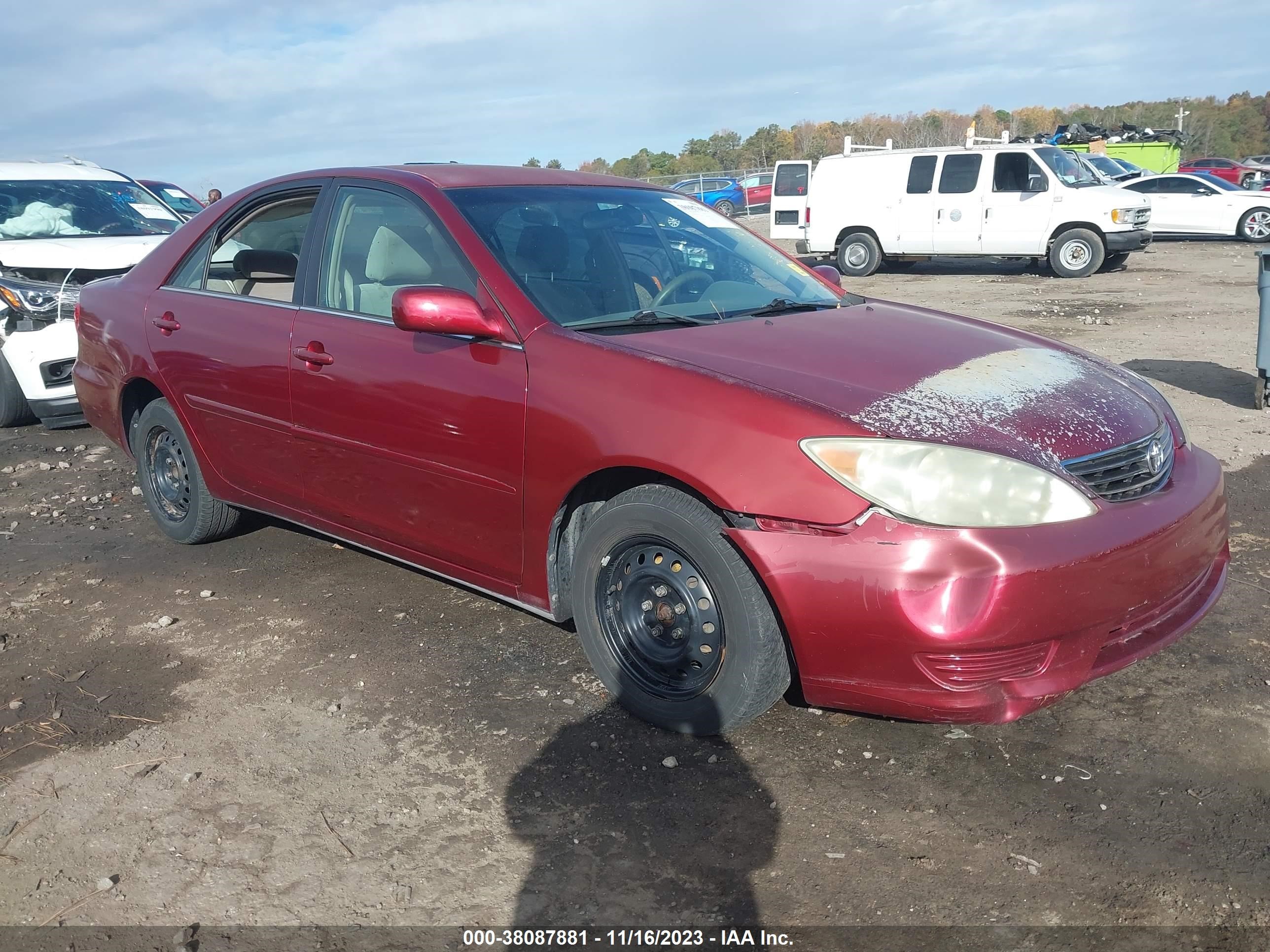 TOYOTA CAMRY 2005 4t1be32k85u067368