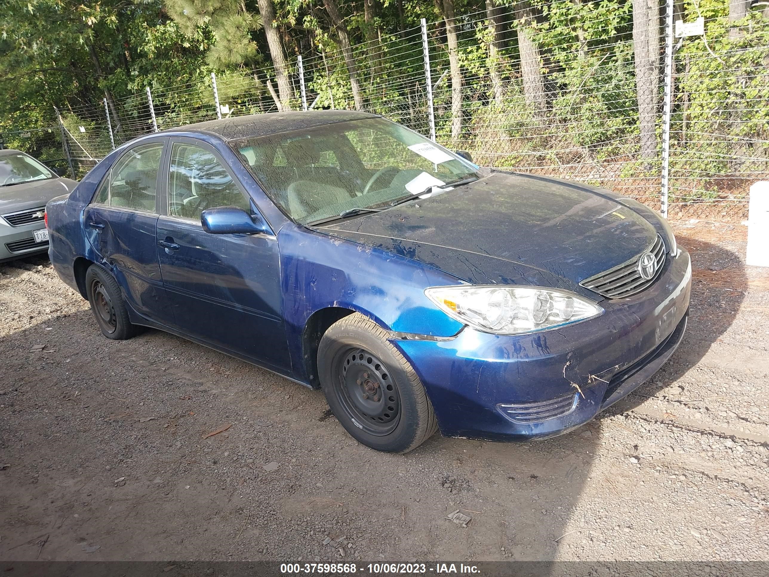 TOYOTA CAMRY 2005 4t1be32k85u381599