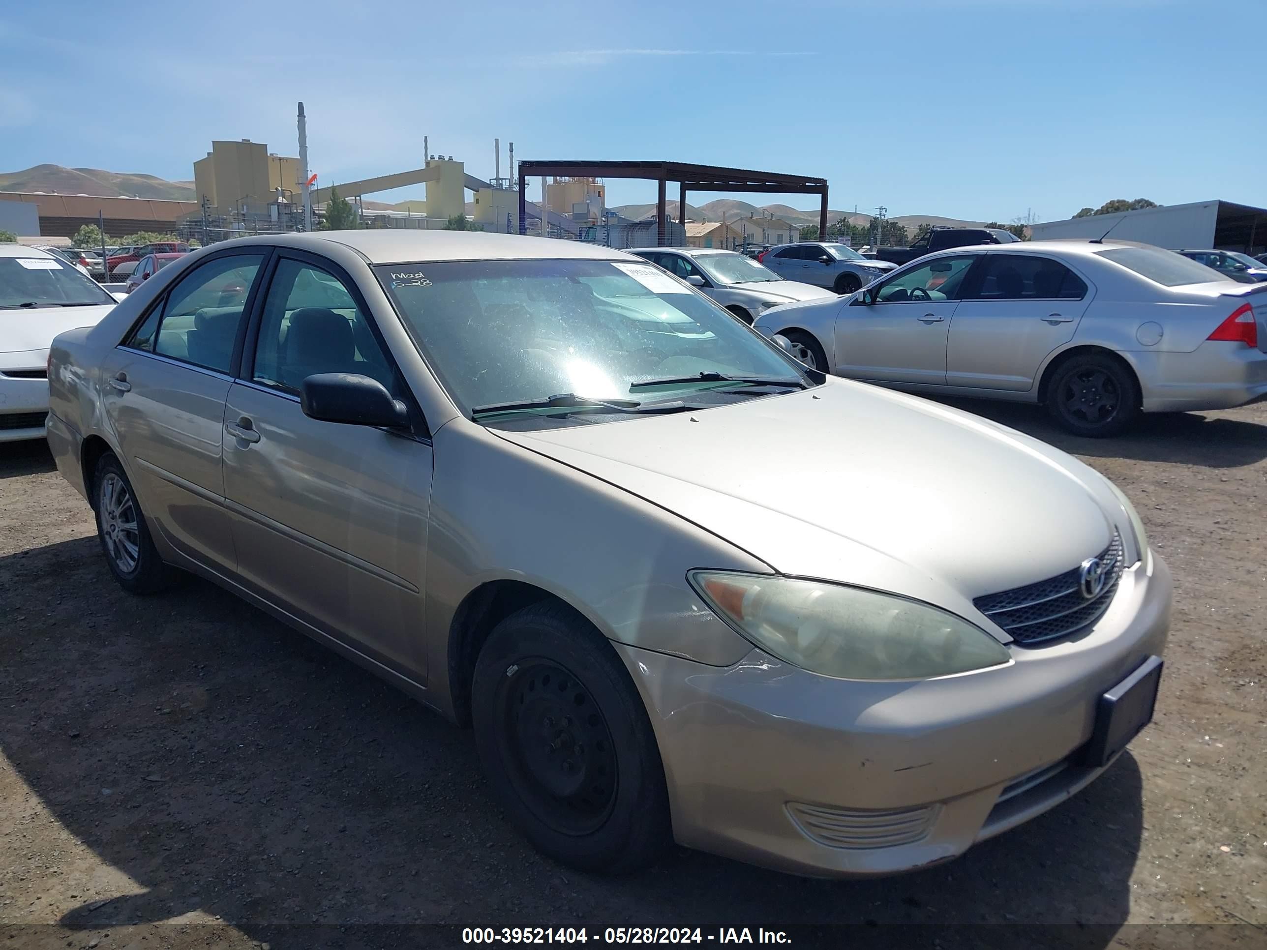 TOYOTA CAMRY 2005 4t1be32k85u402533