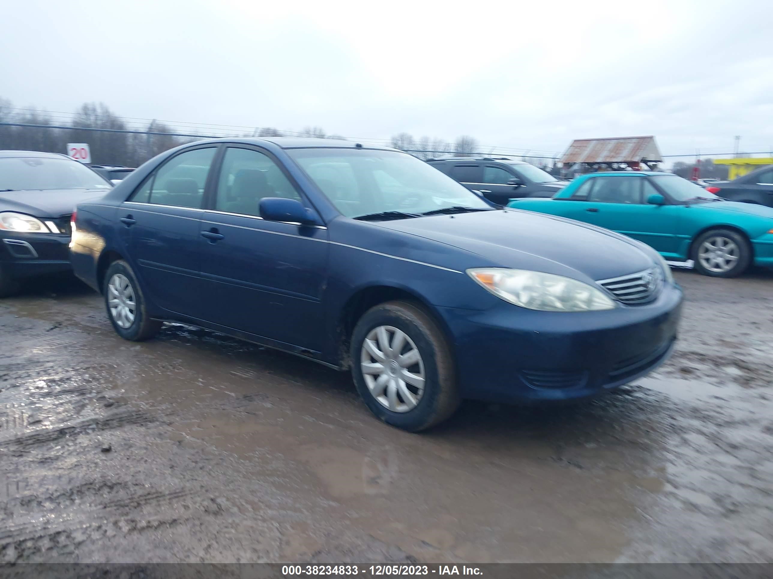 TOYOTA CAMRY 2005 4t1be32k85u407313