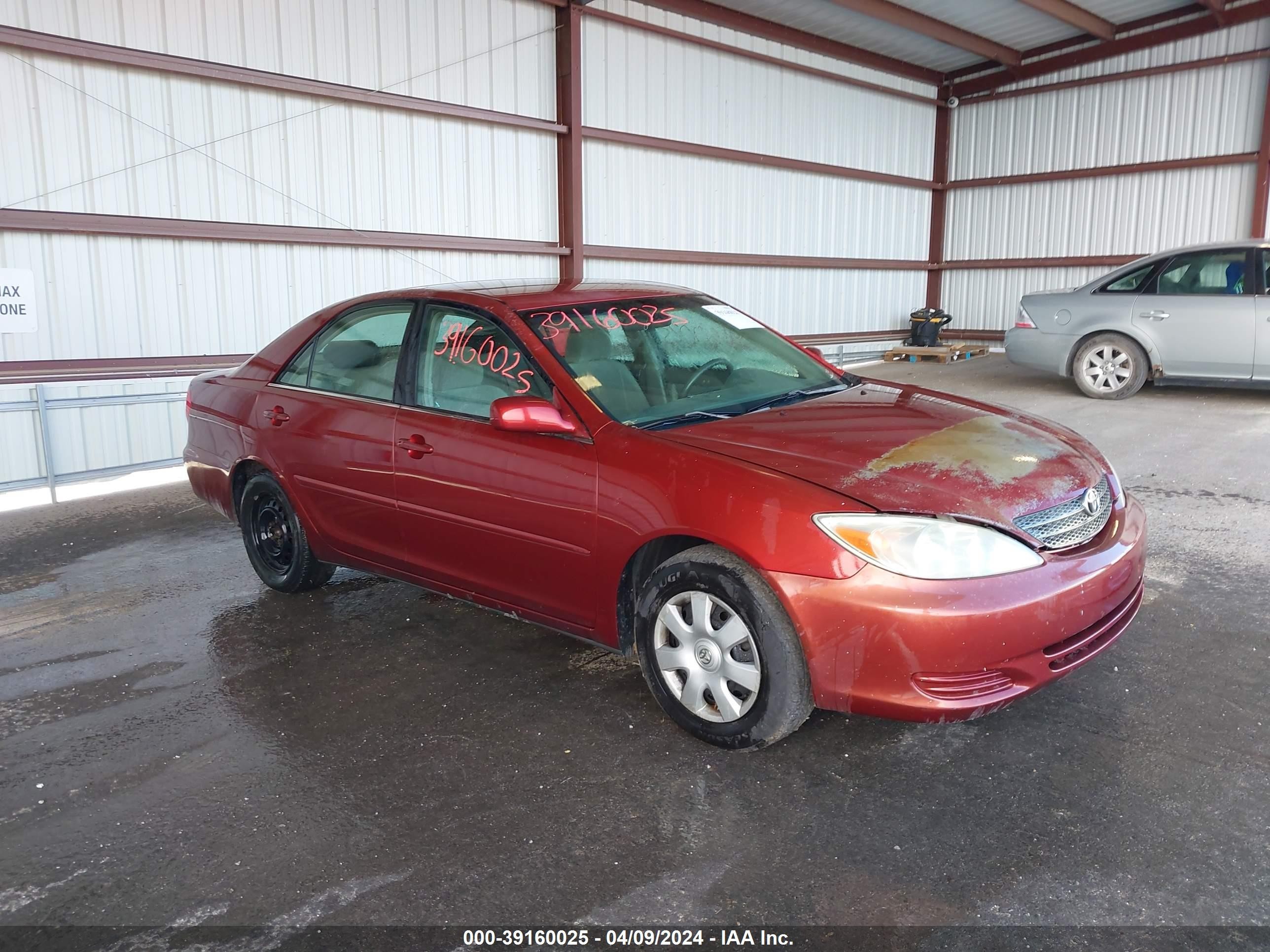 TOYOTA CAMRY 2002 4t1be32k92u036612