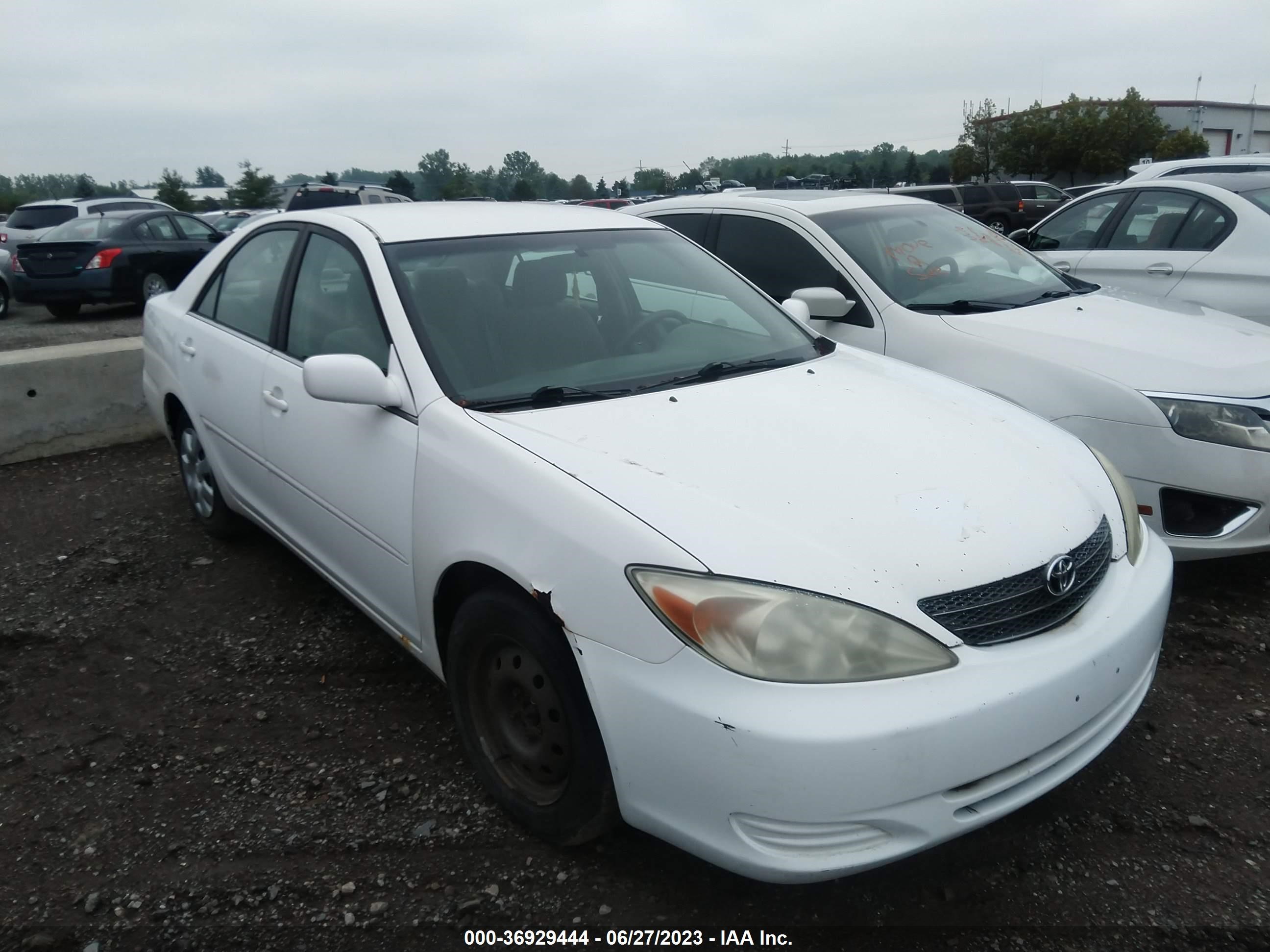 TOYOTA CAMRY 2002 4t1be32k92u051661