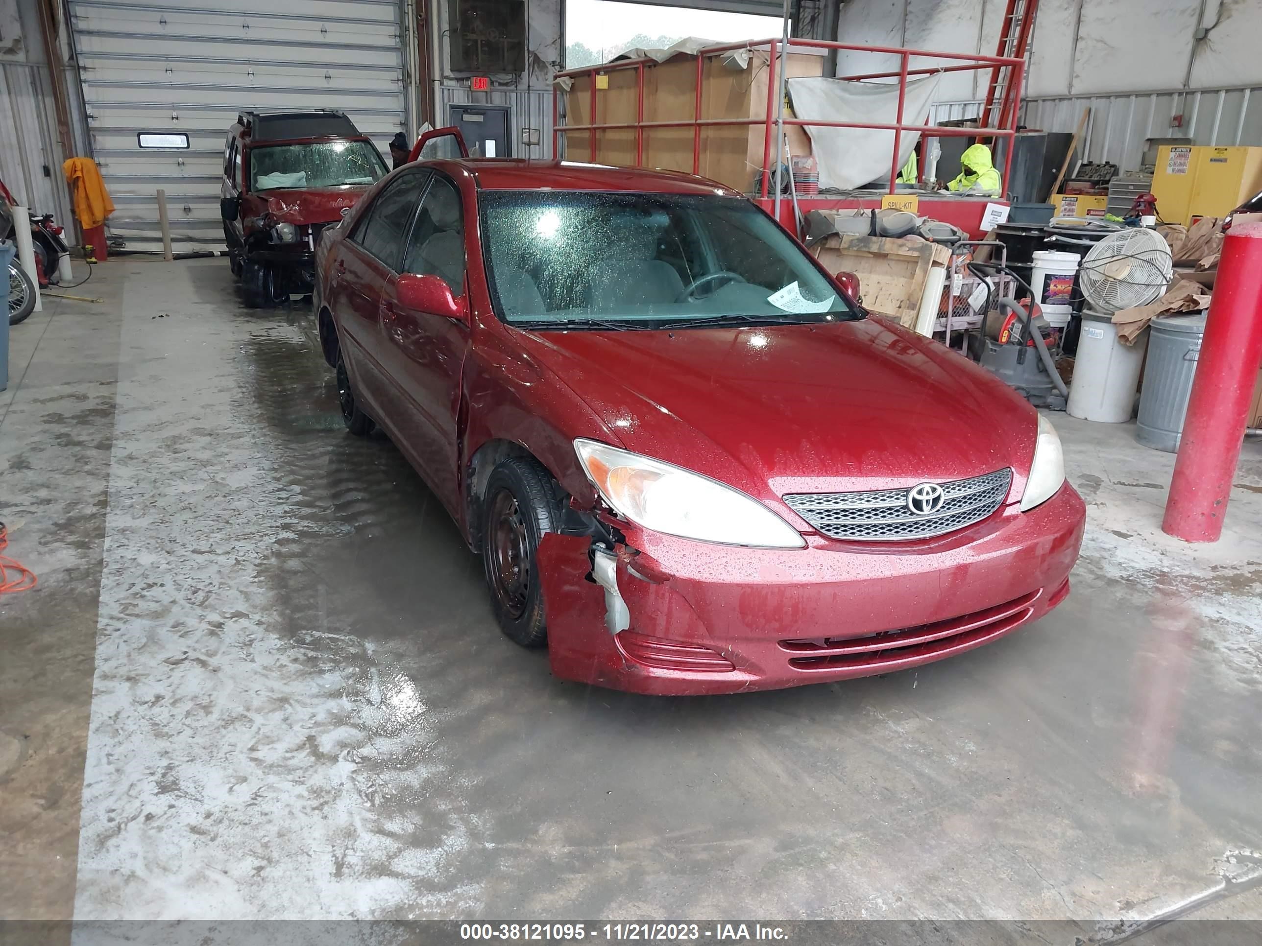 TOYOTA CAMRY 2003 4t1be32k93u180078