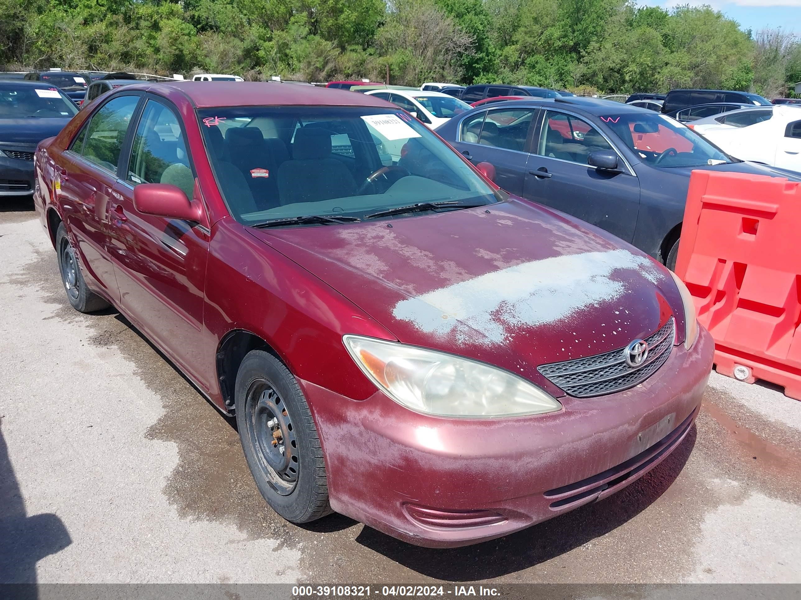 TOYOTA CAMRY 2003 4t1be32k93u229621