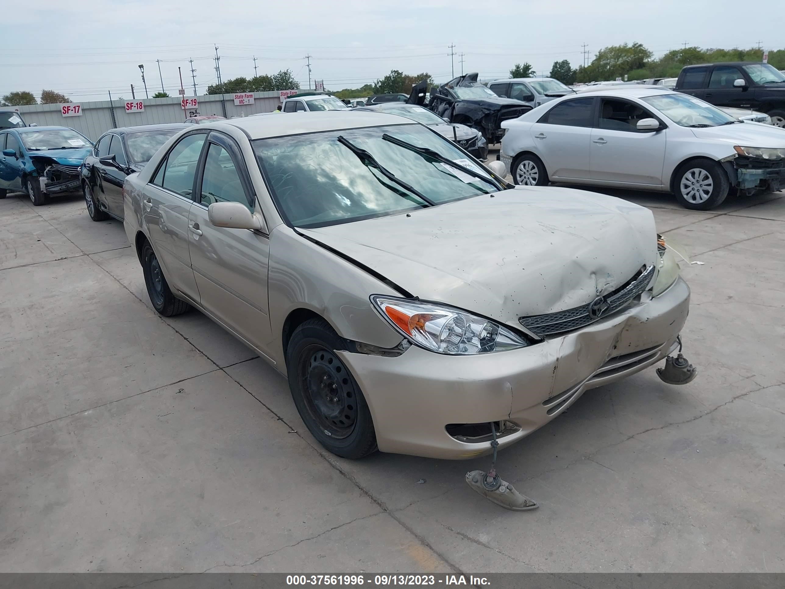 TOYOTA CAMRY 2003 4t1be32k93u738205