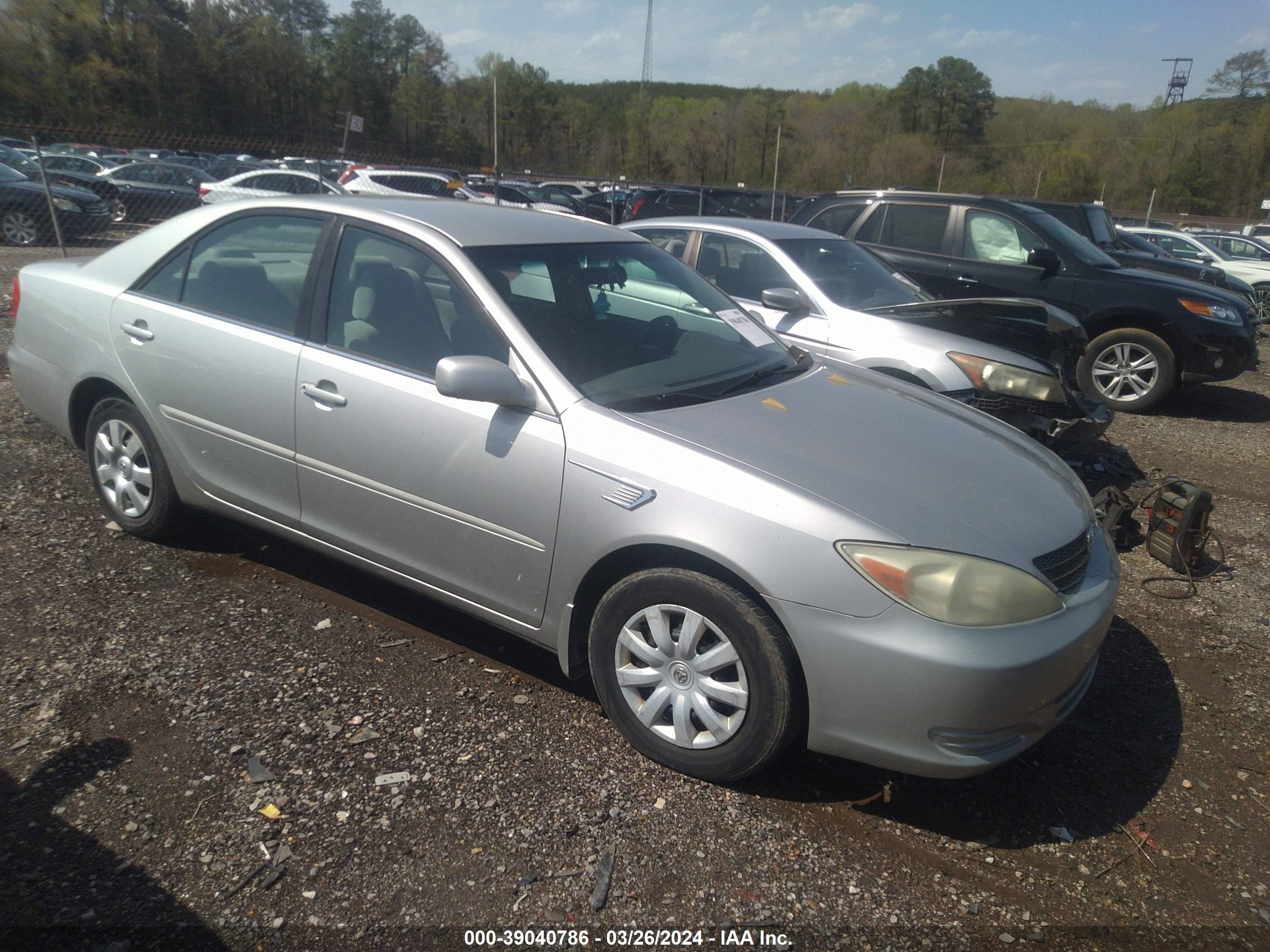 TOYOTA CAMRY 2003 4t1be32k93u776596