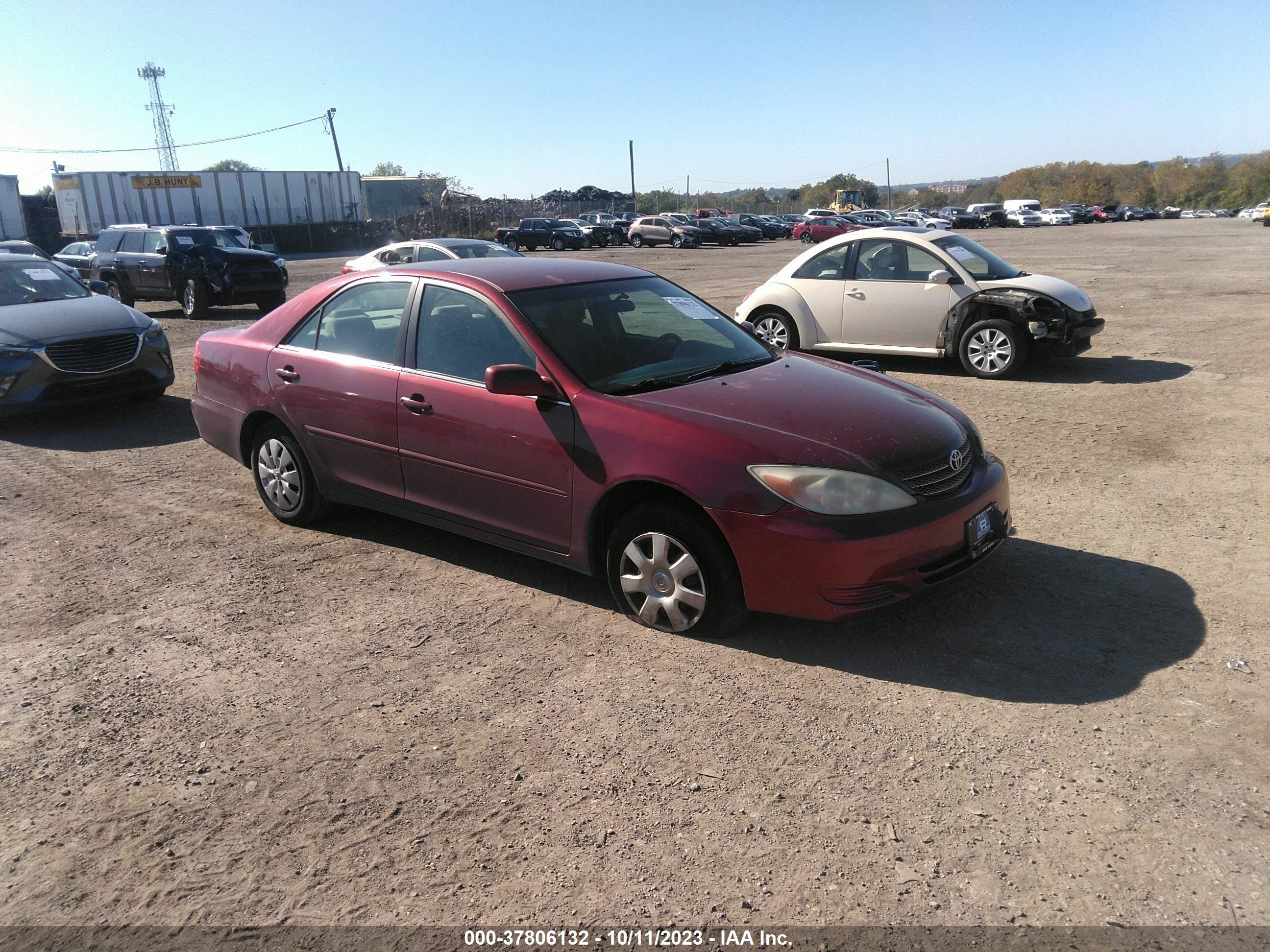 TOYOTA CAMRY 2004 4t1be32k94u316520