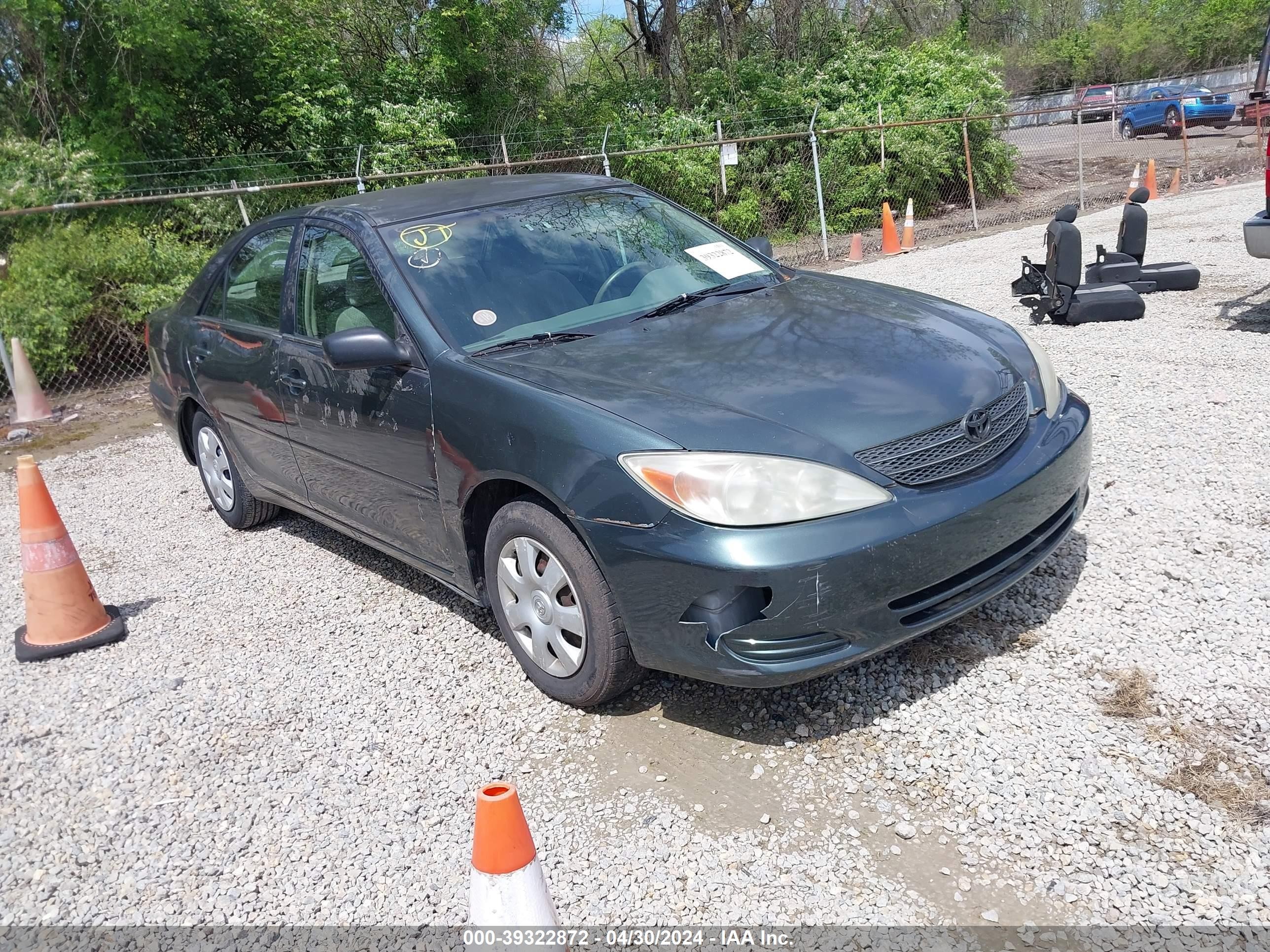 TOYOTA CAMRY 2002 4t1be32kx2u567513