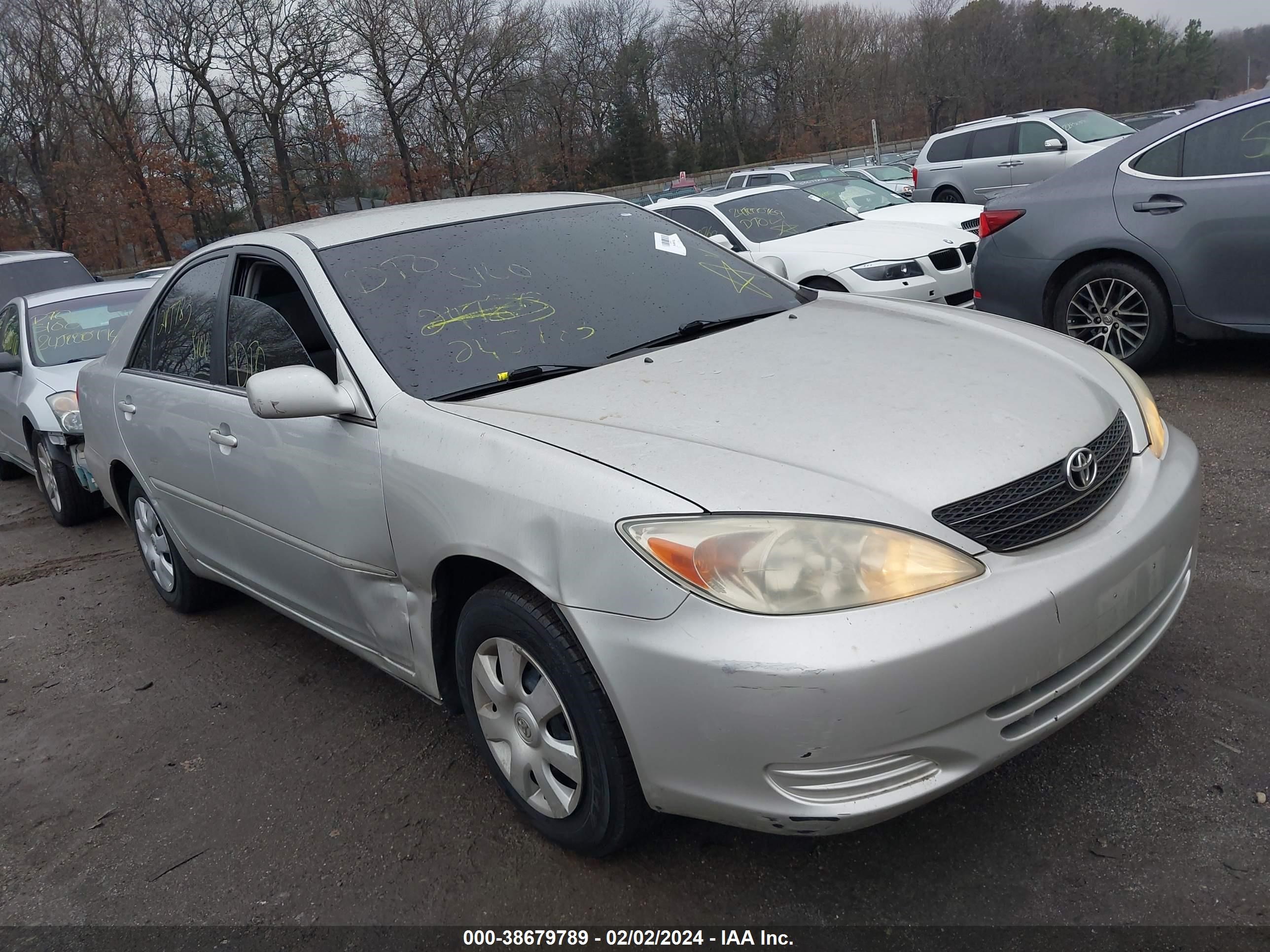 TOYOTA CAMRY 2002 4t1be32kx2u615270