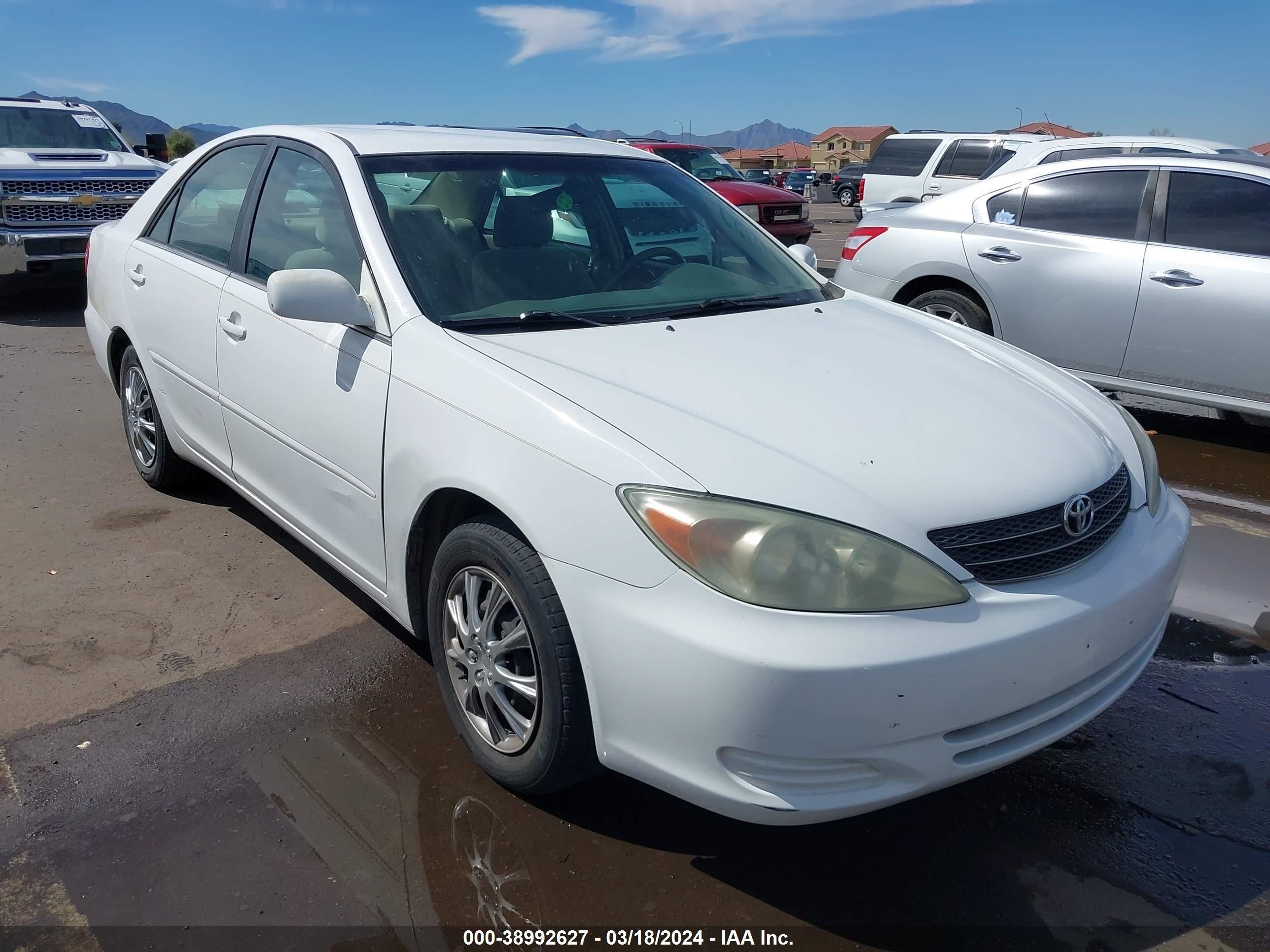 TOYOTA CAMRY 2003 4t1be32kx3u200029