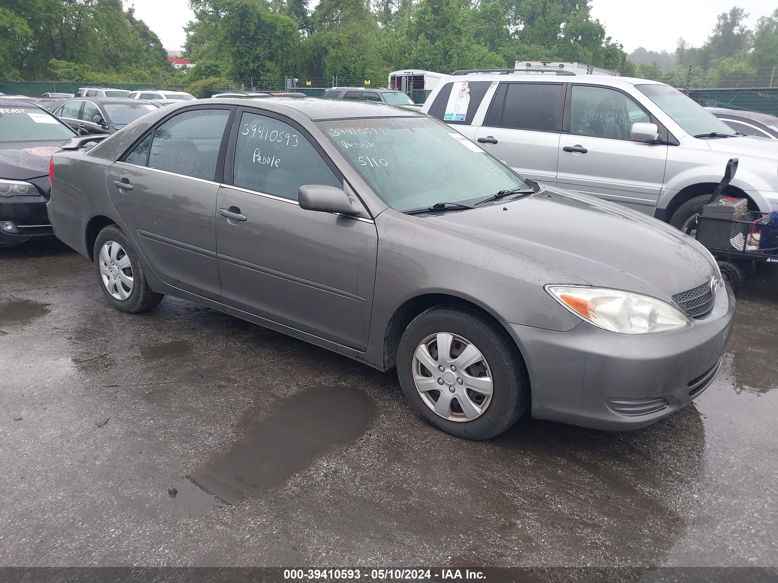 TOYOTA CAMRY 2003 4t1be32kx3u651560