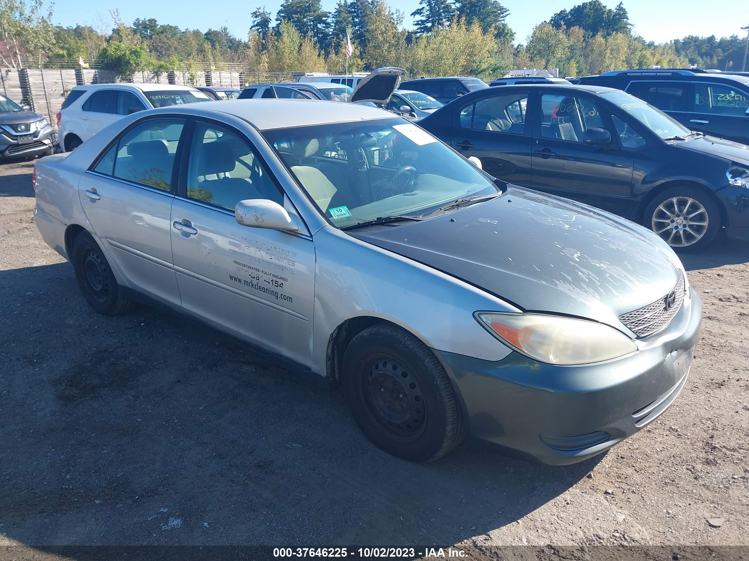 TOYOTA CAMRY 2003 4t1be32kx3u779099