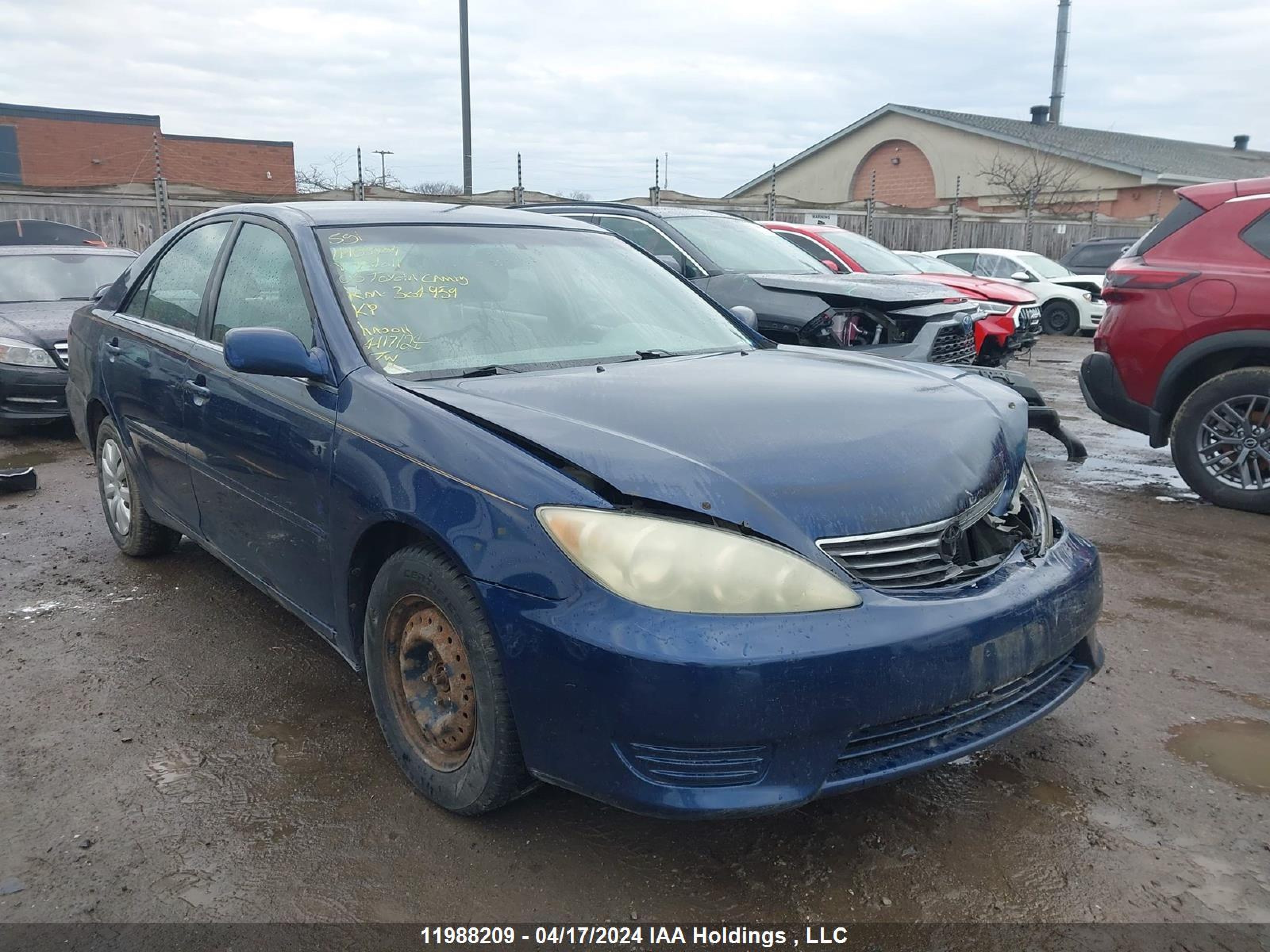 TOYOTA CAMRY 2005 4t1be32kx5u404011