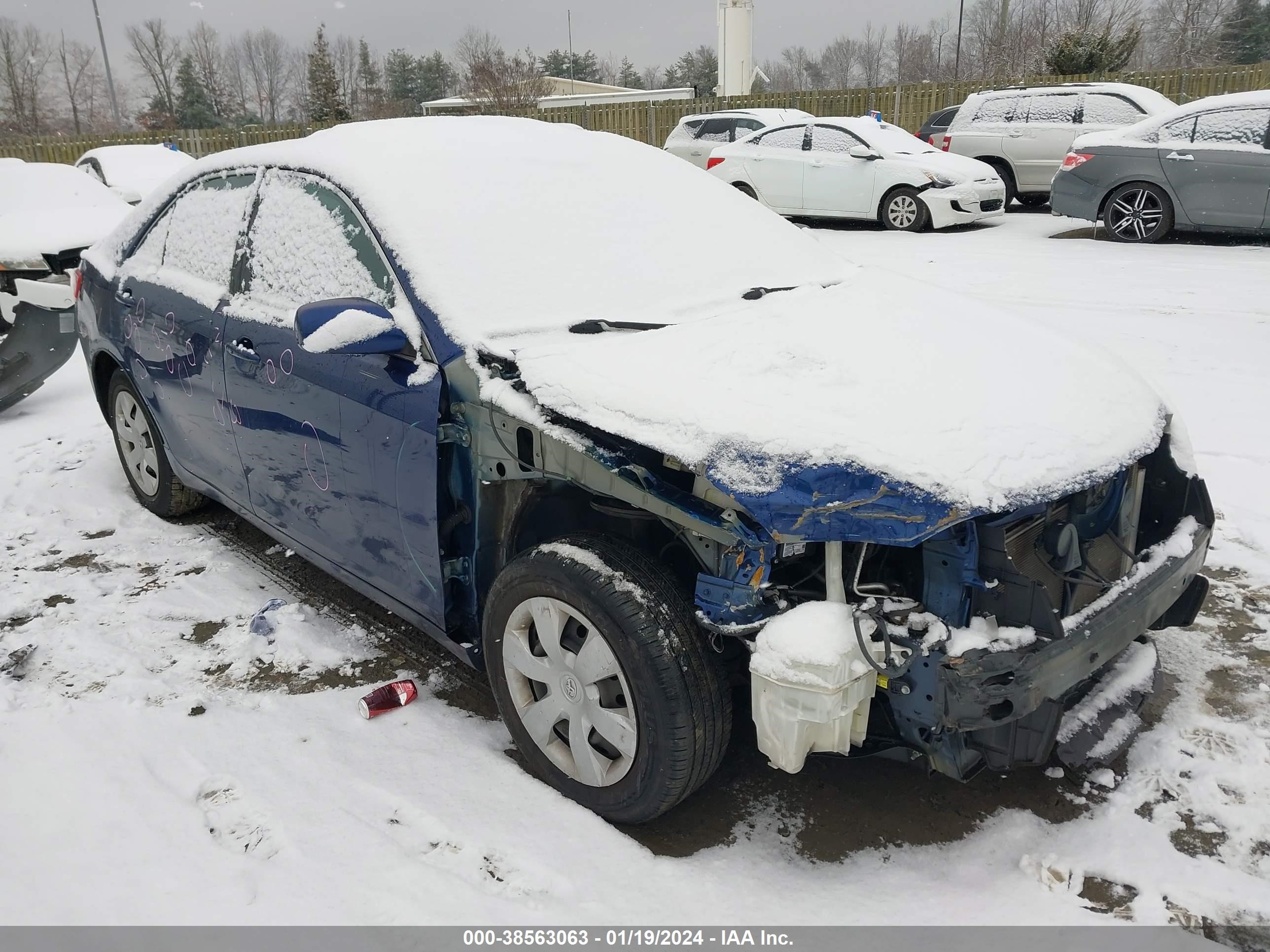 TOYOTA CAMRY 2008 4t1be46k08u207563