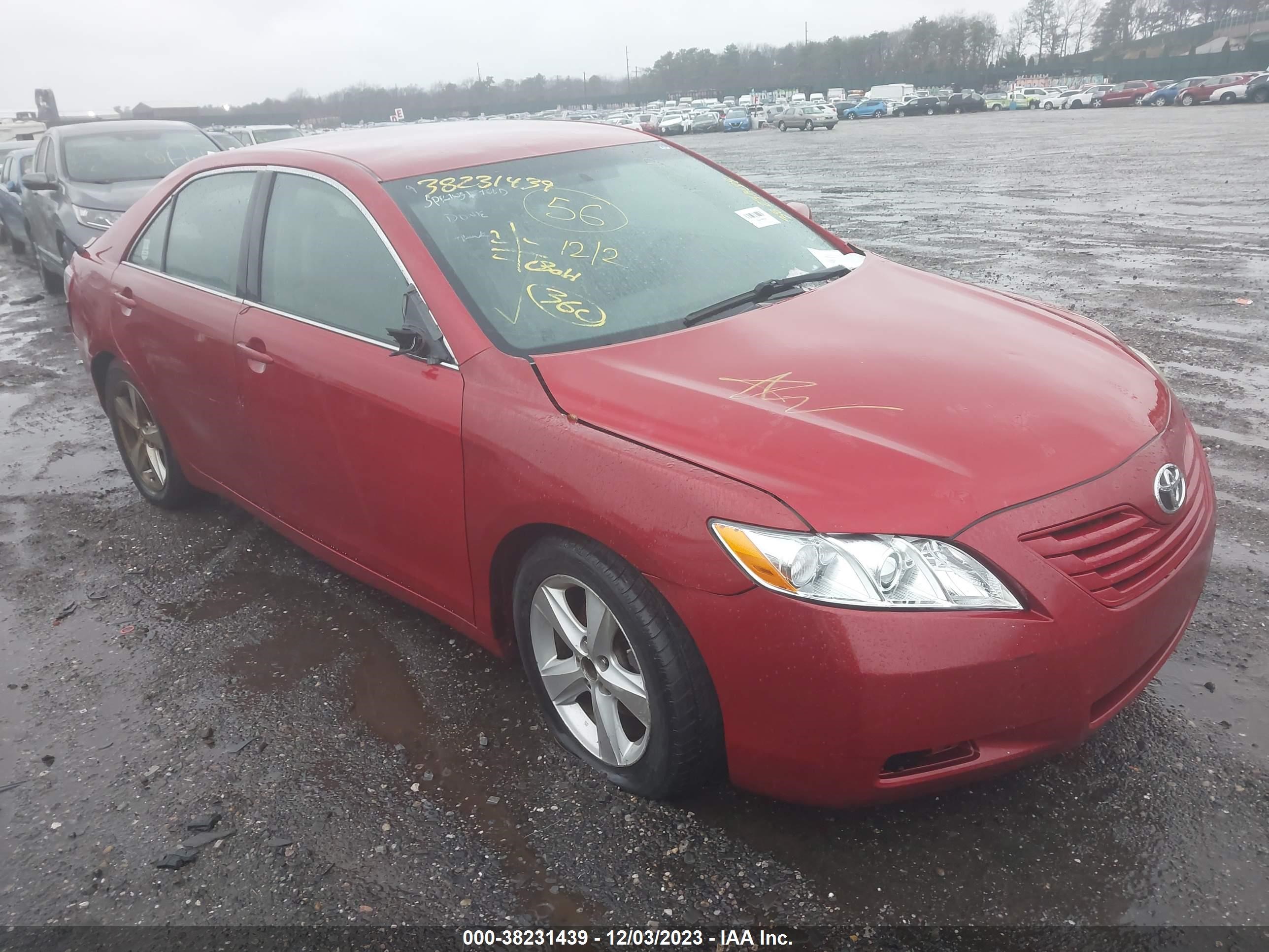 TOYOTA CAMRY 2008 4t1be46k08u252003