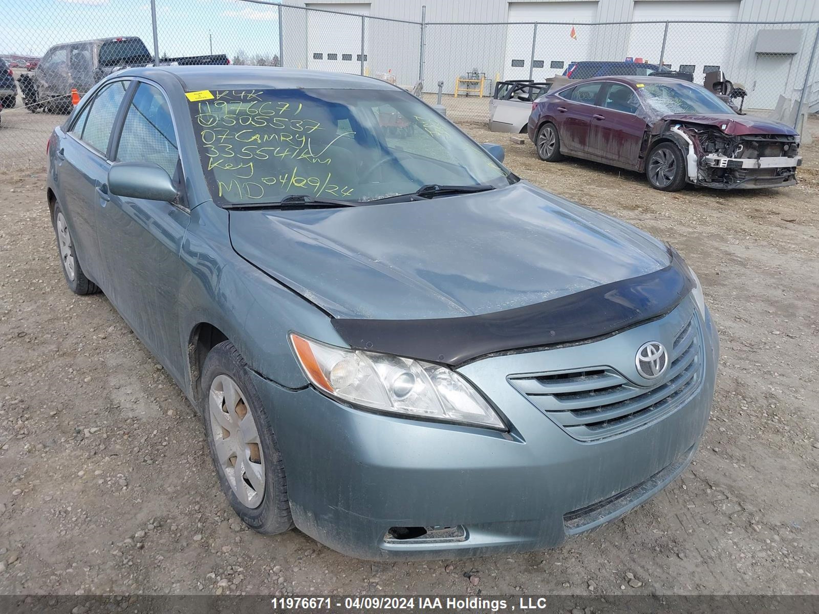 TOYOTA CAMRY 2007 4t1be46k17u505537