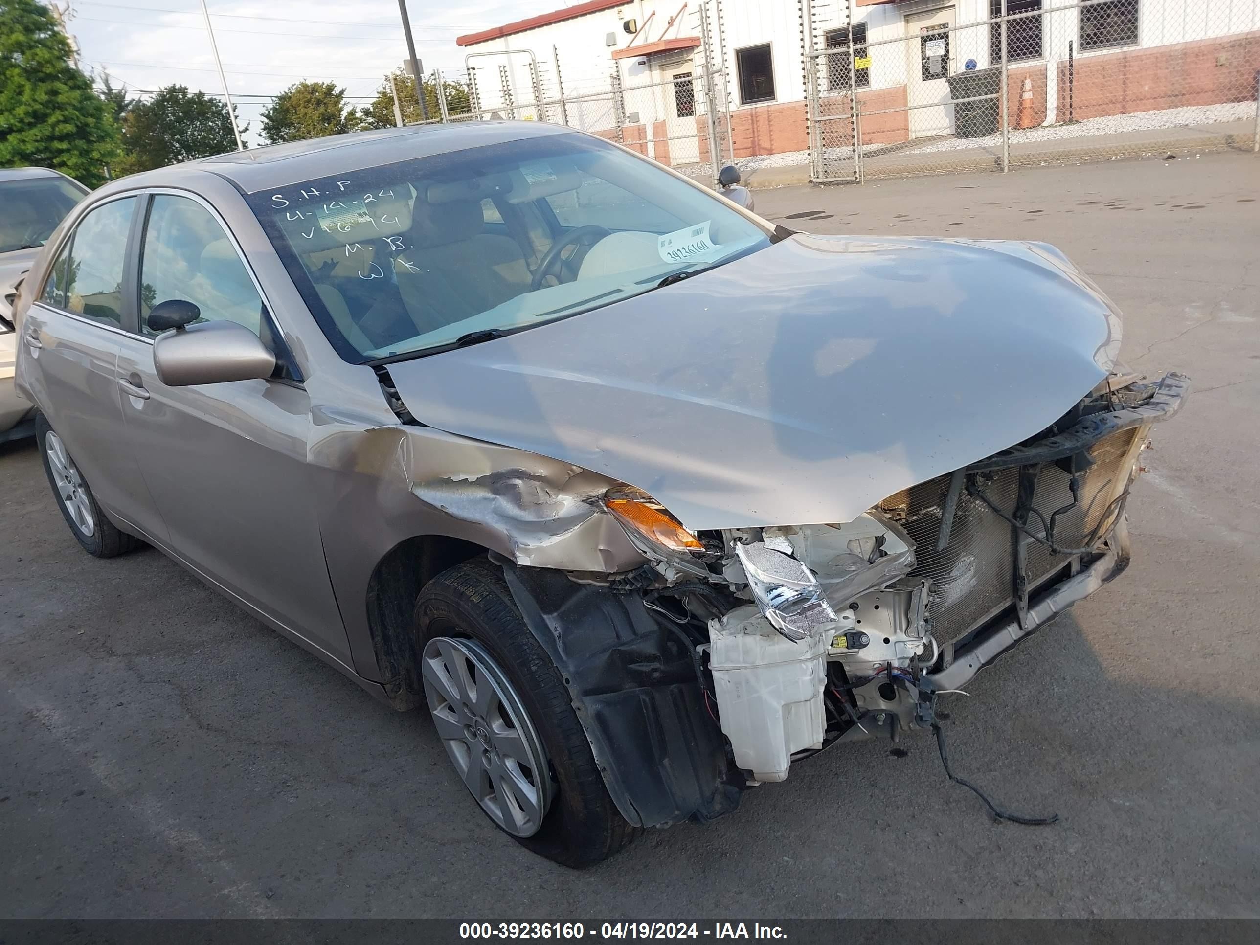 TOYOTA CAMRY 2007 4t1be46k17u591674