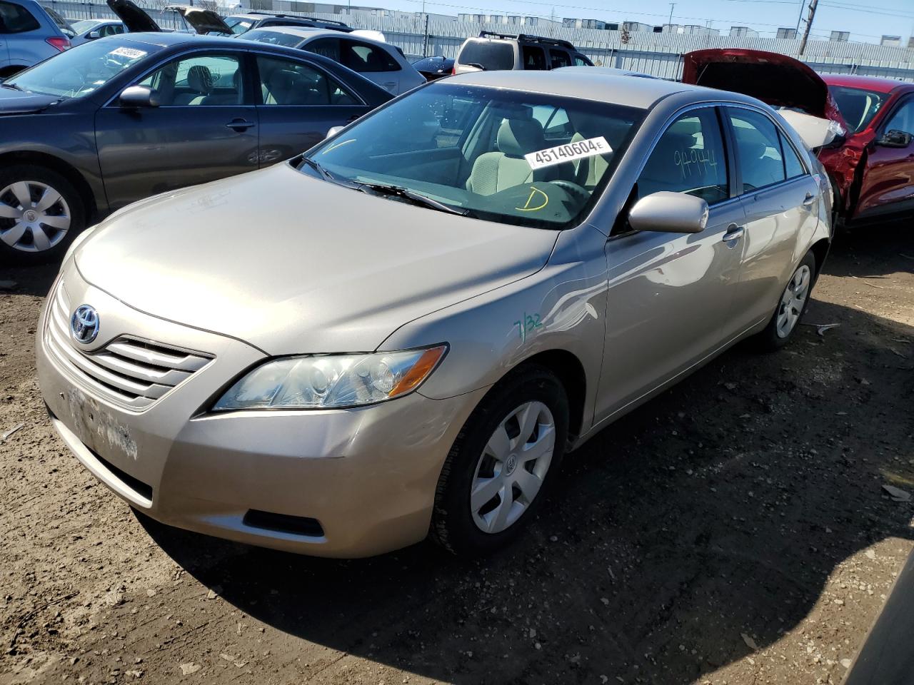 TOYOTA CAMRY 2007 4t1be46k17u624866