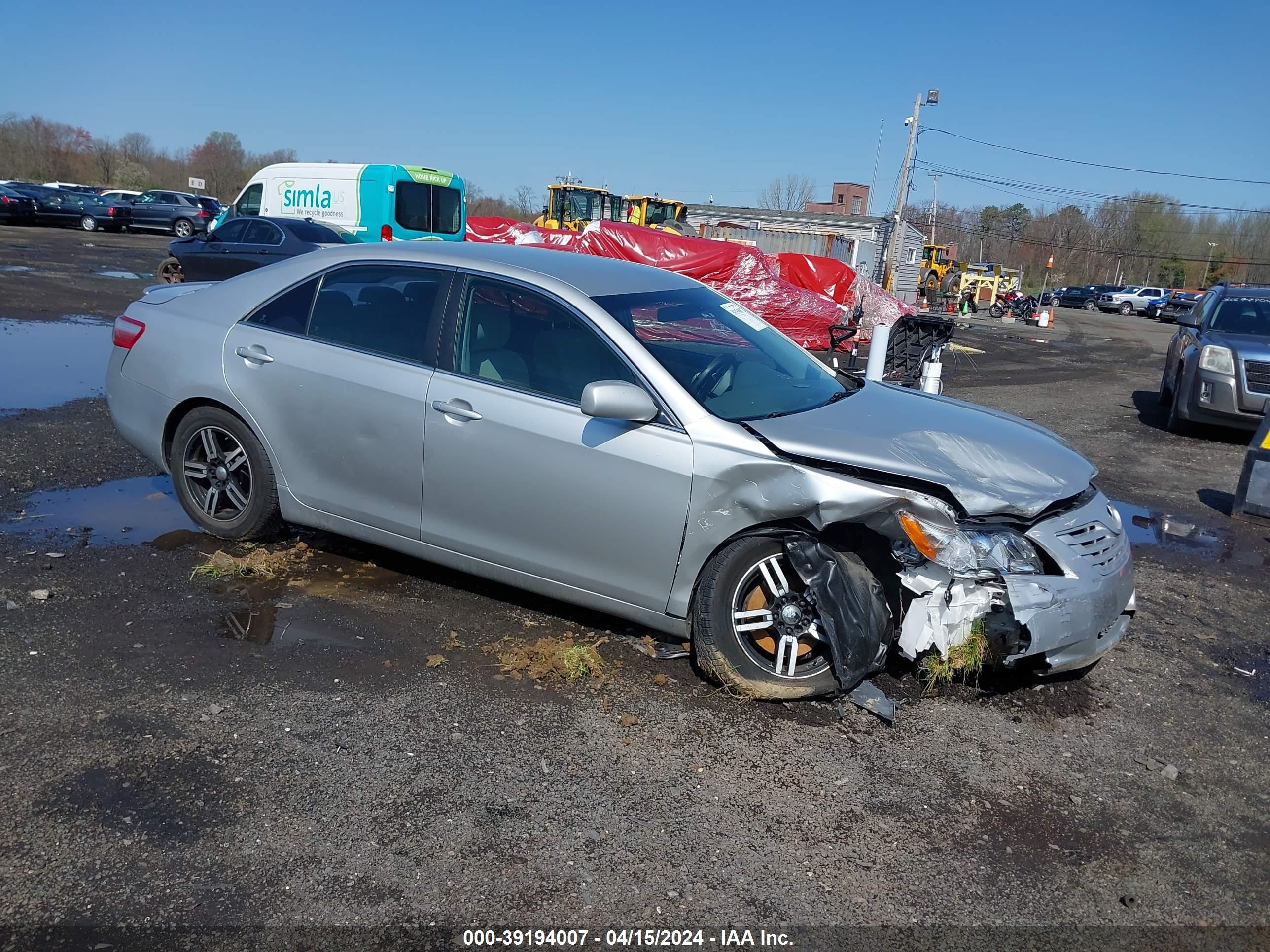 TOYOTA CAMRY 2008 4t1be46k18u259509