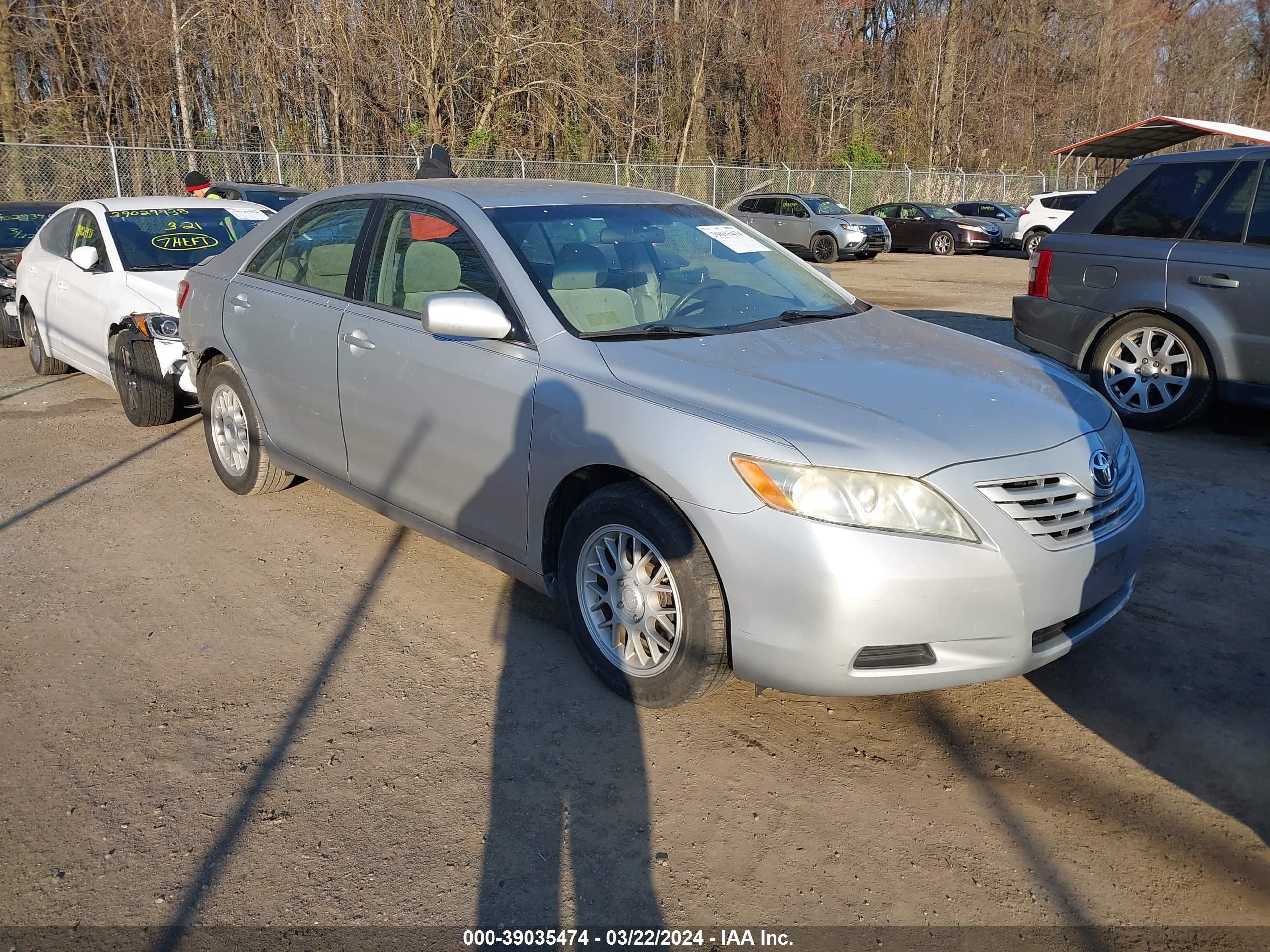 TOYOTA CAMRY 2007 4t1be46k27u594356