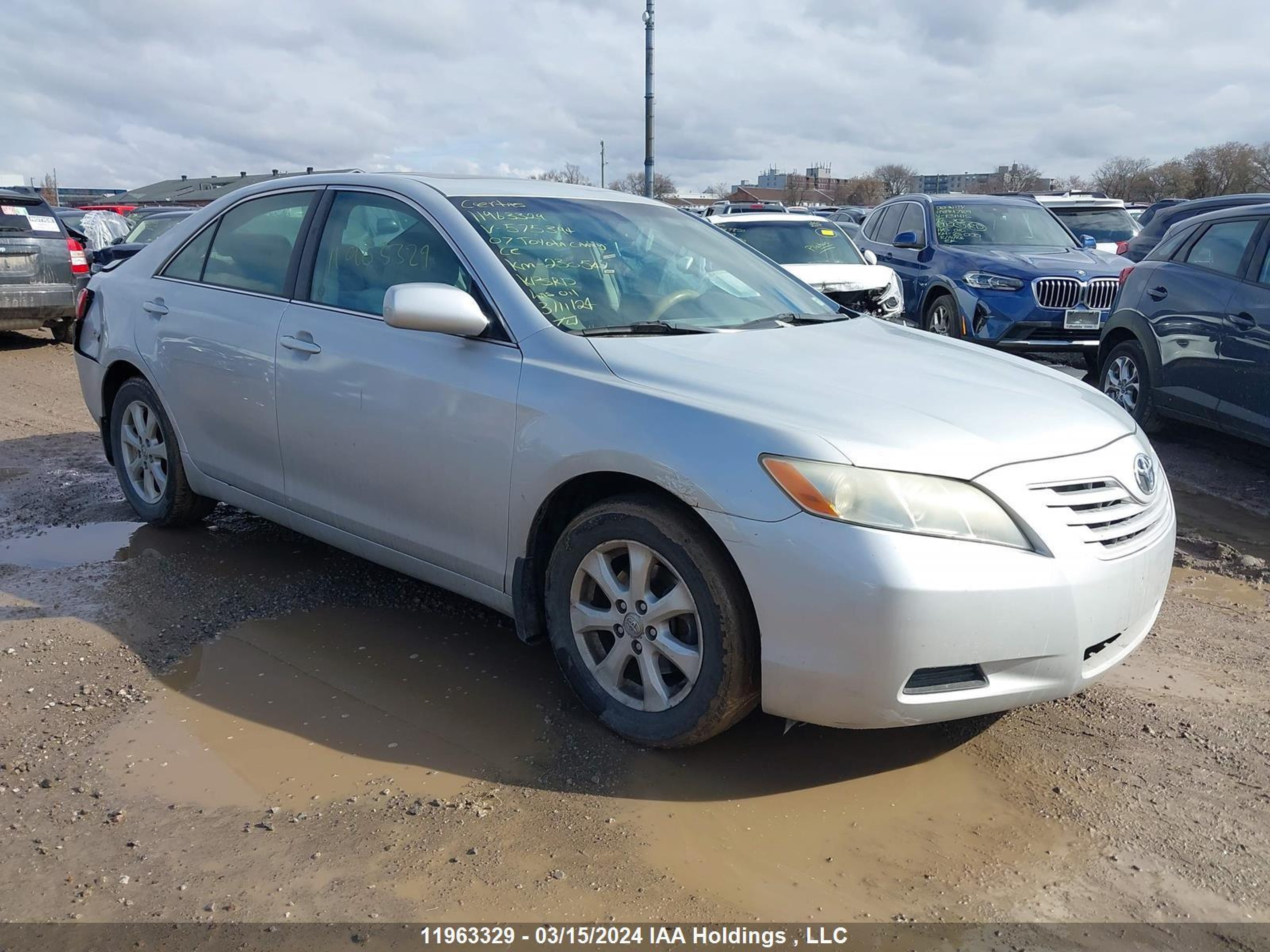 TOYOTA CAMRY 2007 4t1be46k37u575394