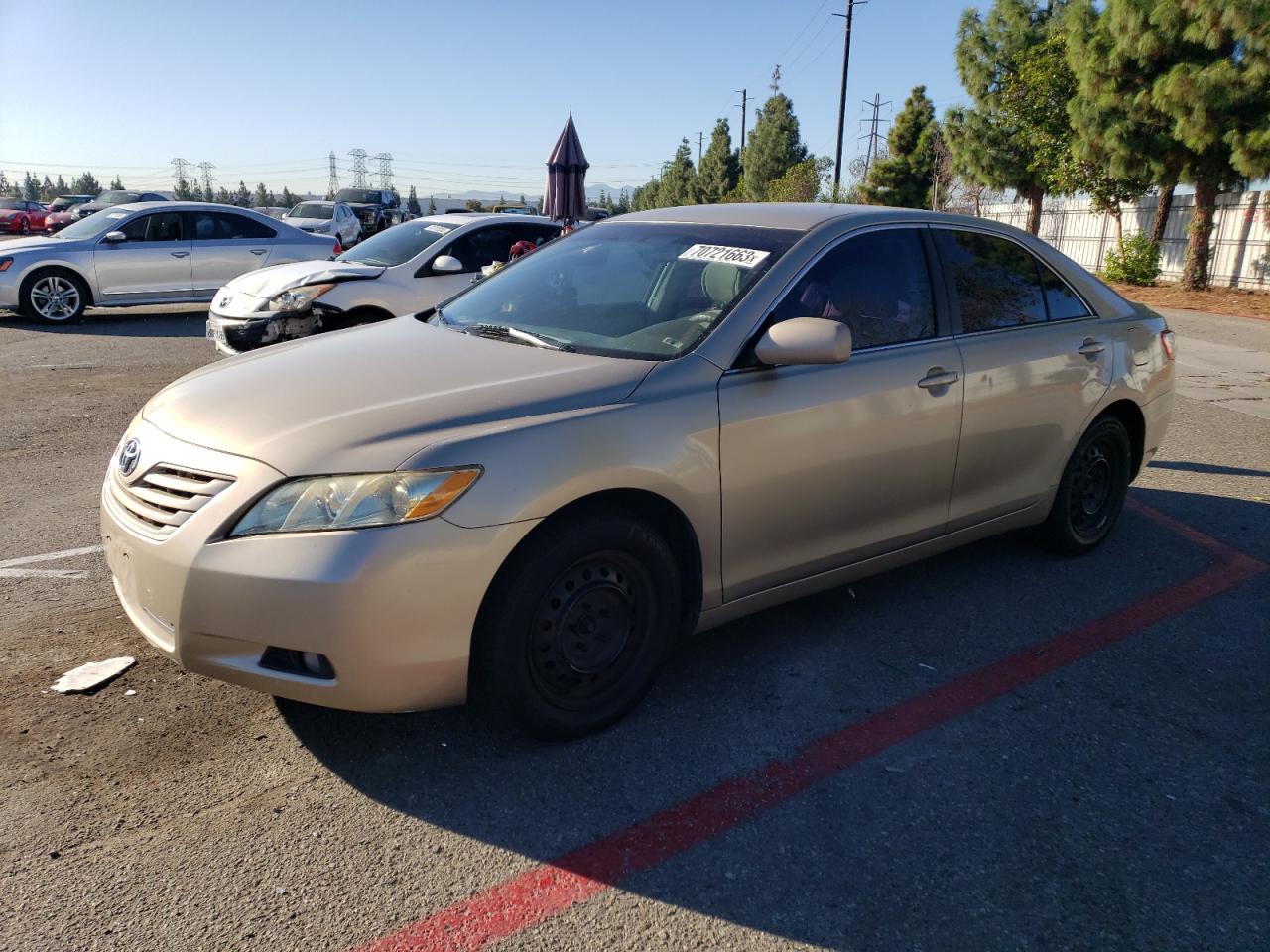 TOYOTA CAMRY 2007 4t1be46k37u615523