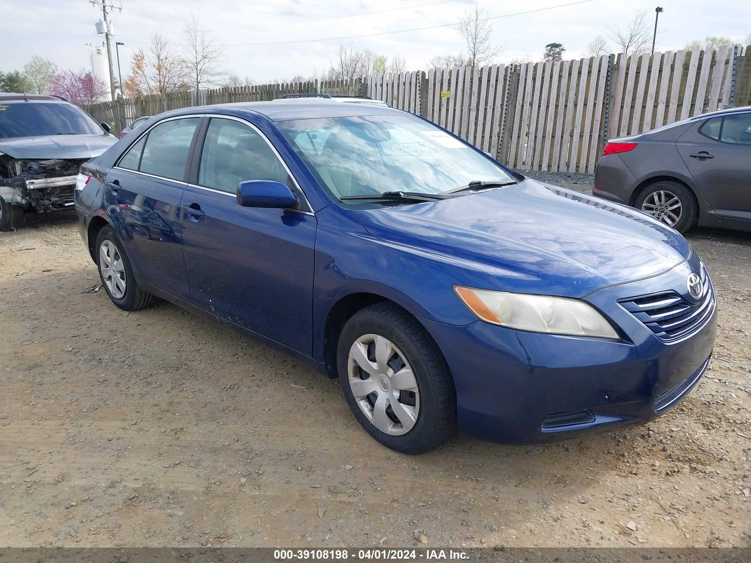 TOYOTA CAMRY 2008 4t1be46k38u242503