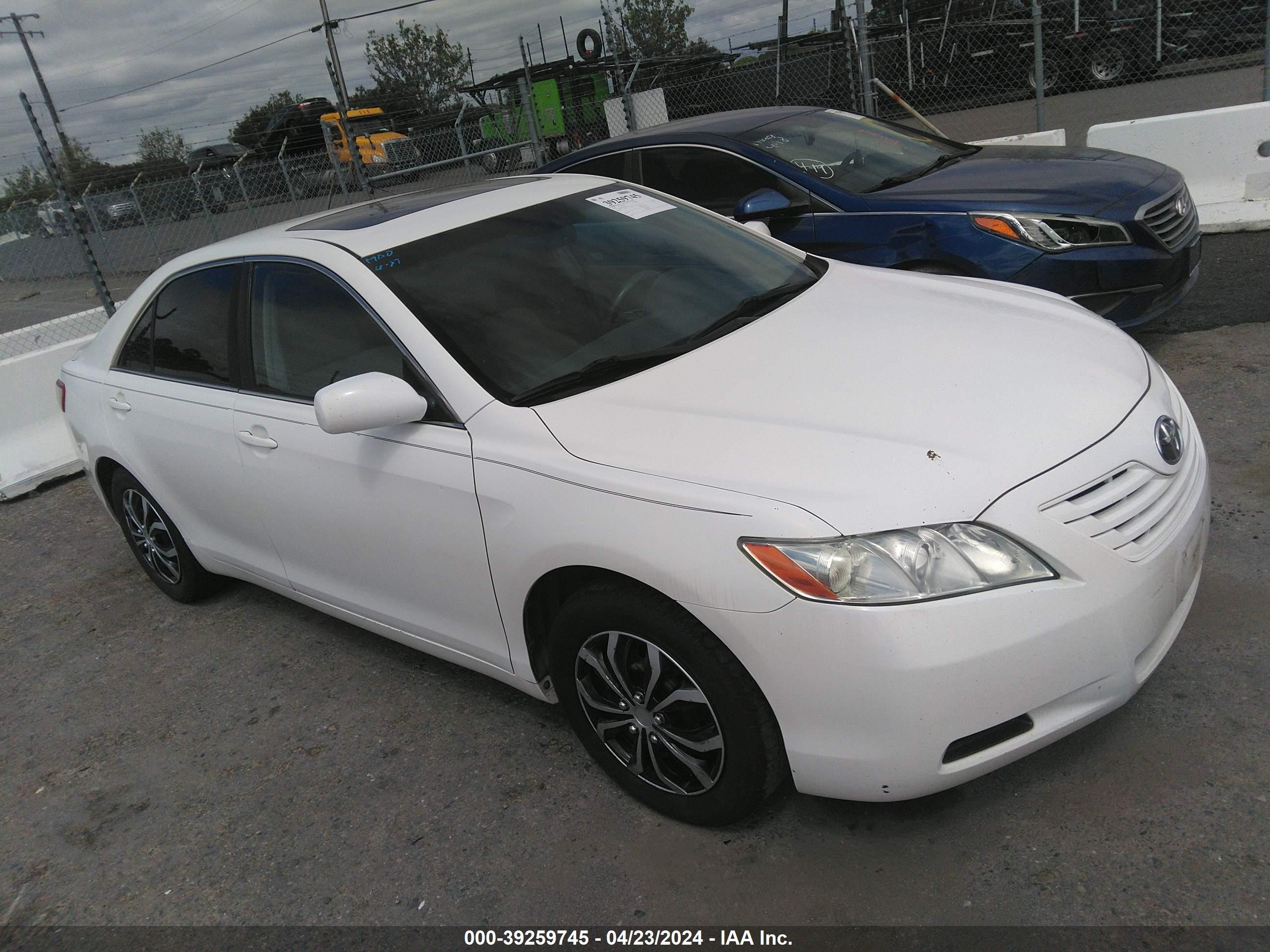 TOYOTA CAMRY 2008 4t1be46k38u730432