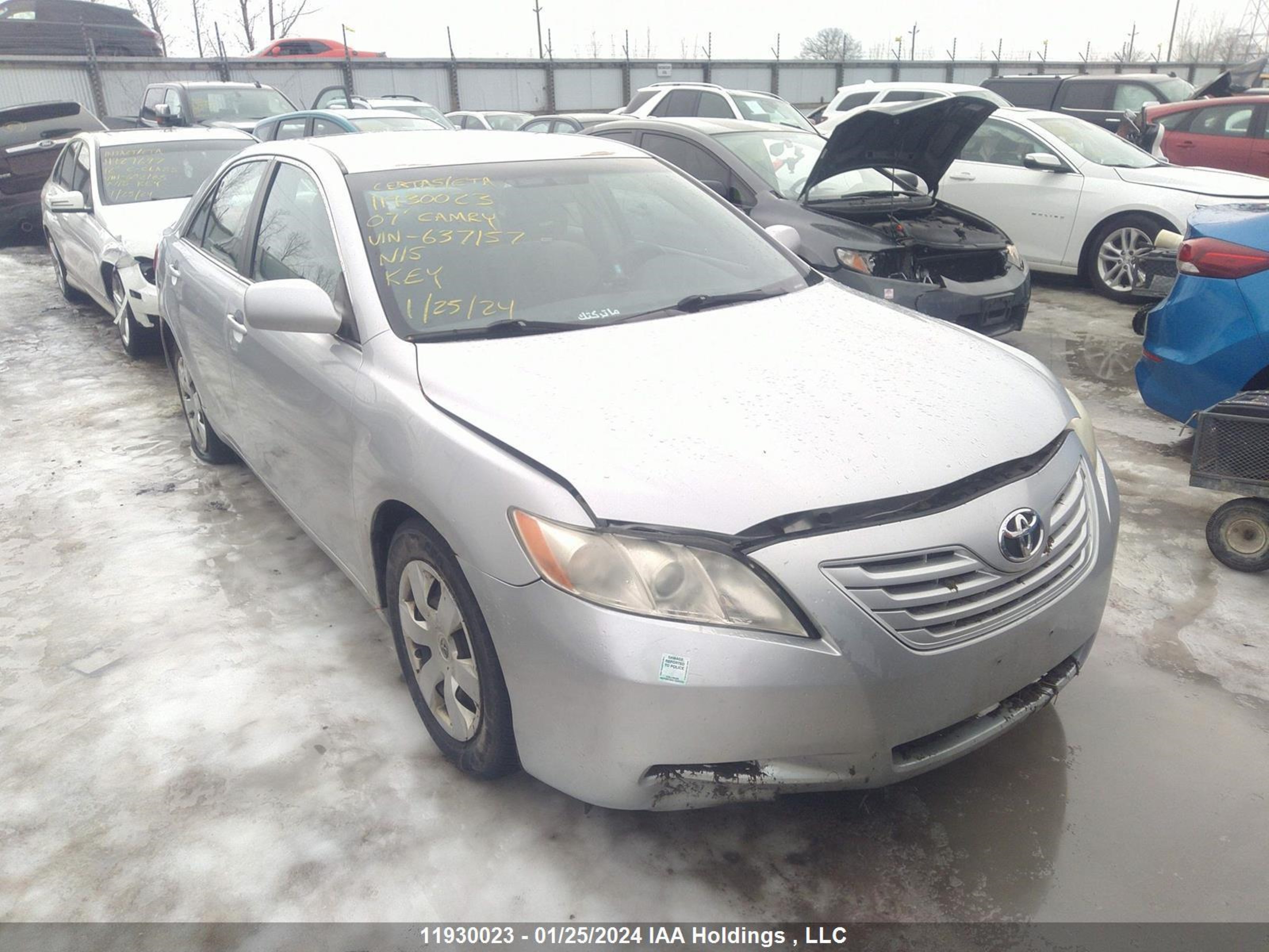 TOYOTA CAMRY 2007 4t1be46k47u637157