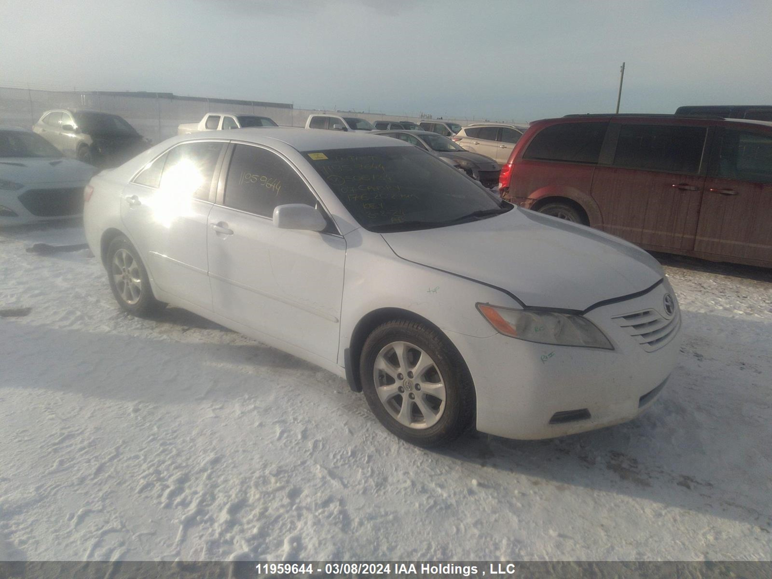 TOYOTA CAMRY 2007 4t1be46k67u506134