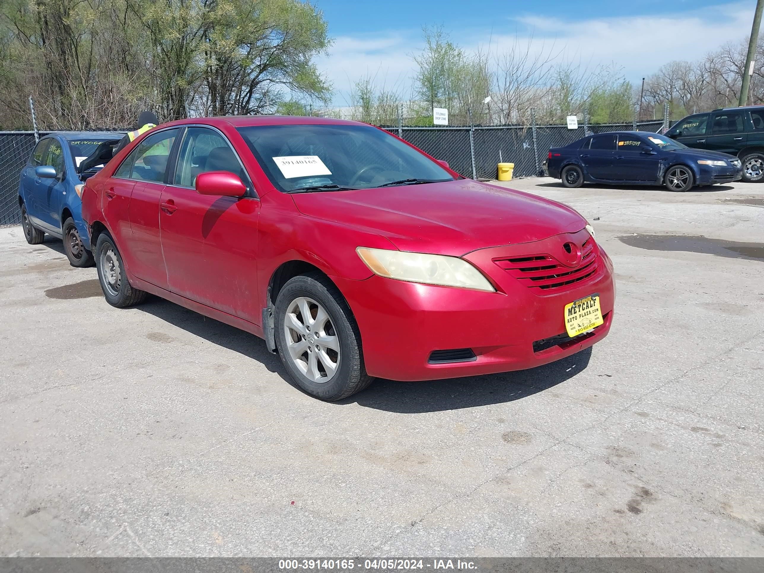 TOYOTA CAMRY 2008 4t1be46k68u234637