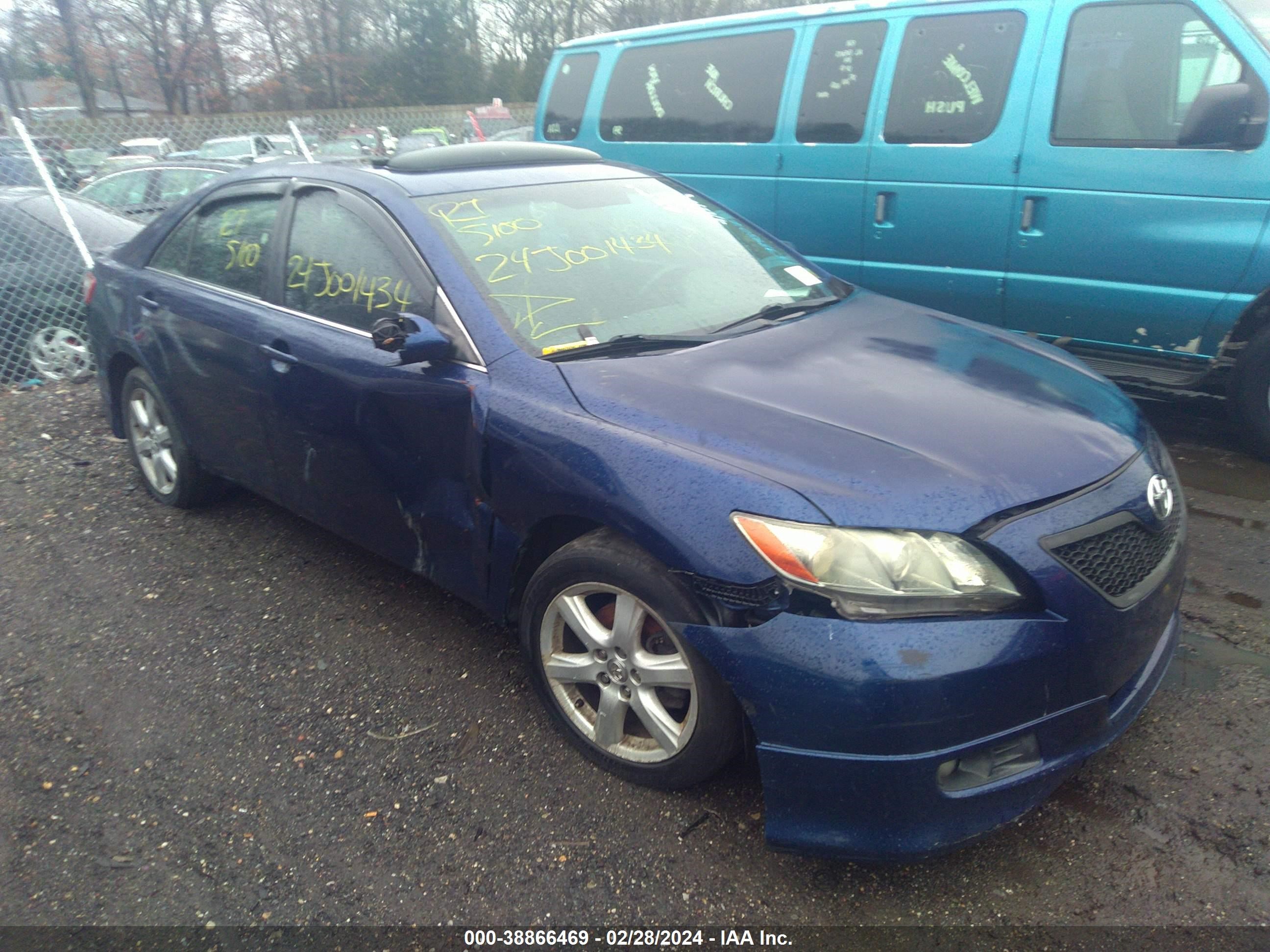 TOYOTA CAMRY 2008 4t1be46k68u260428