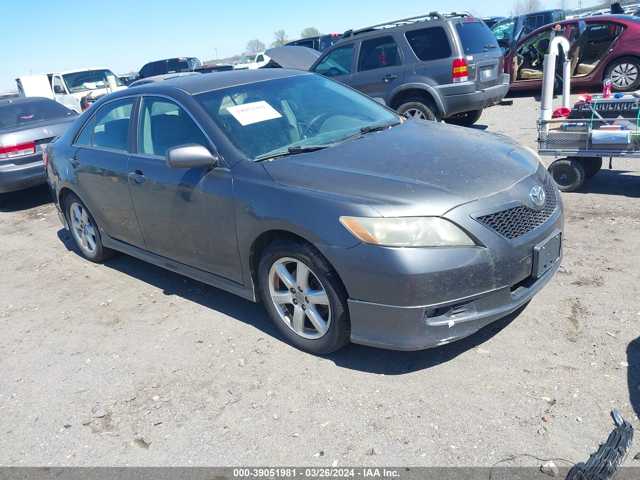 TOYOTA CAMRY 2007 4t1be46k77u647696