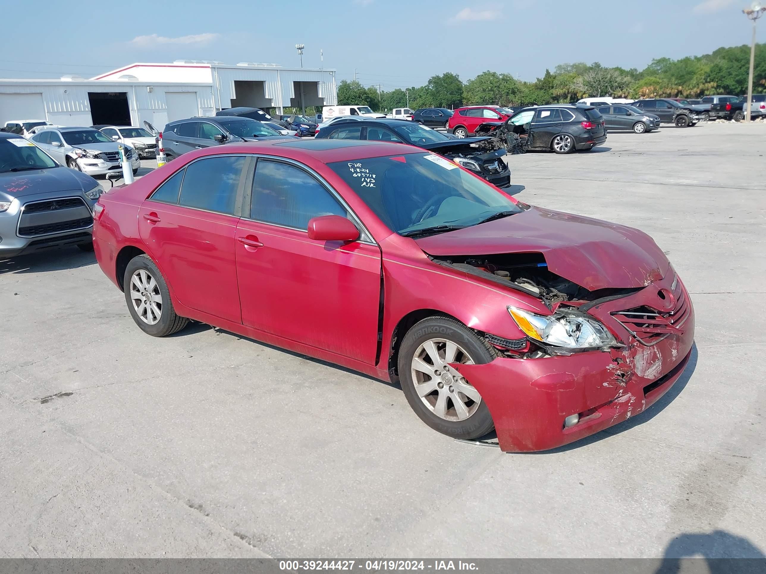 TOYOTA CAMRY 2008 4t1be46k78u216423