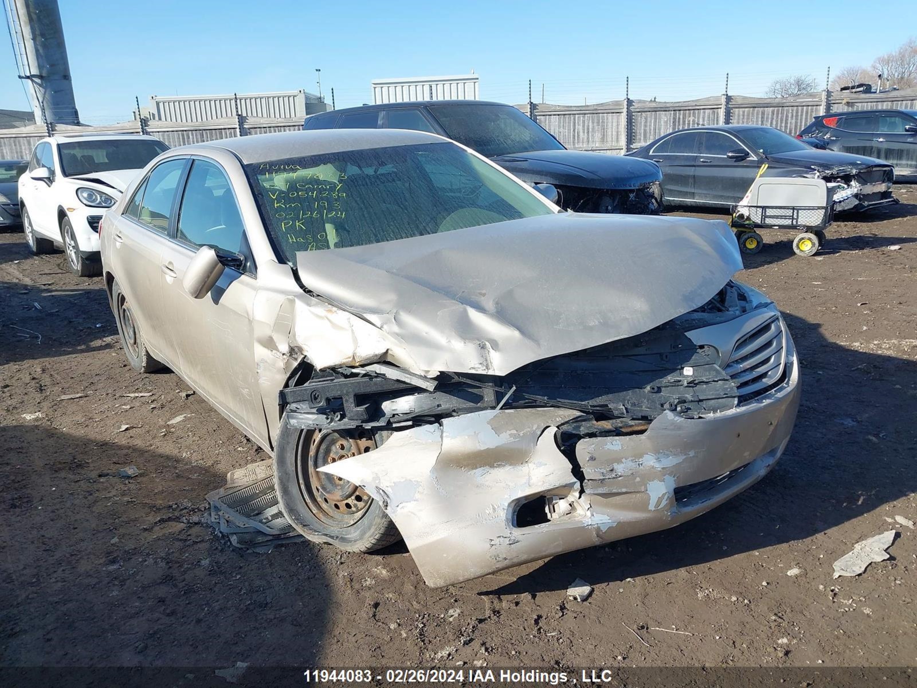 TOYOTA CAMRY 2007 4t1be46k97u054289