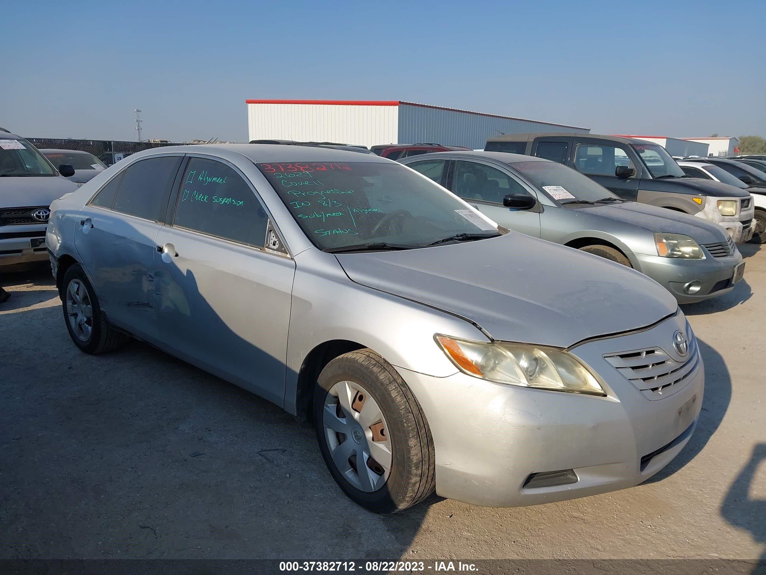 TOYOTA CAMRY 2008 4t1be46k98u760308