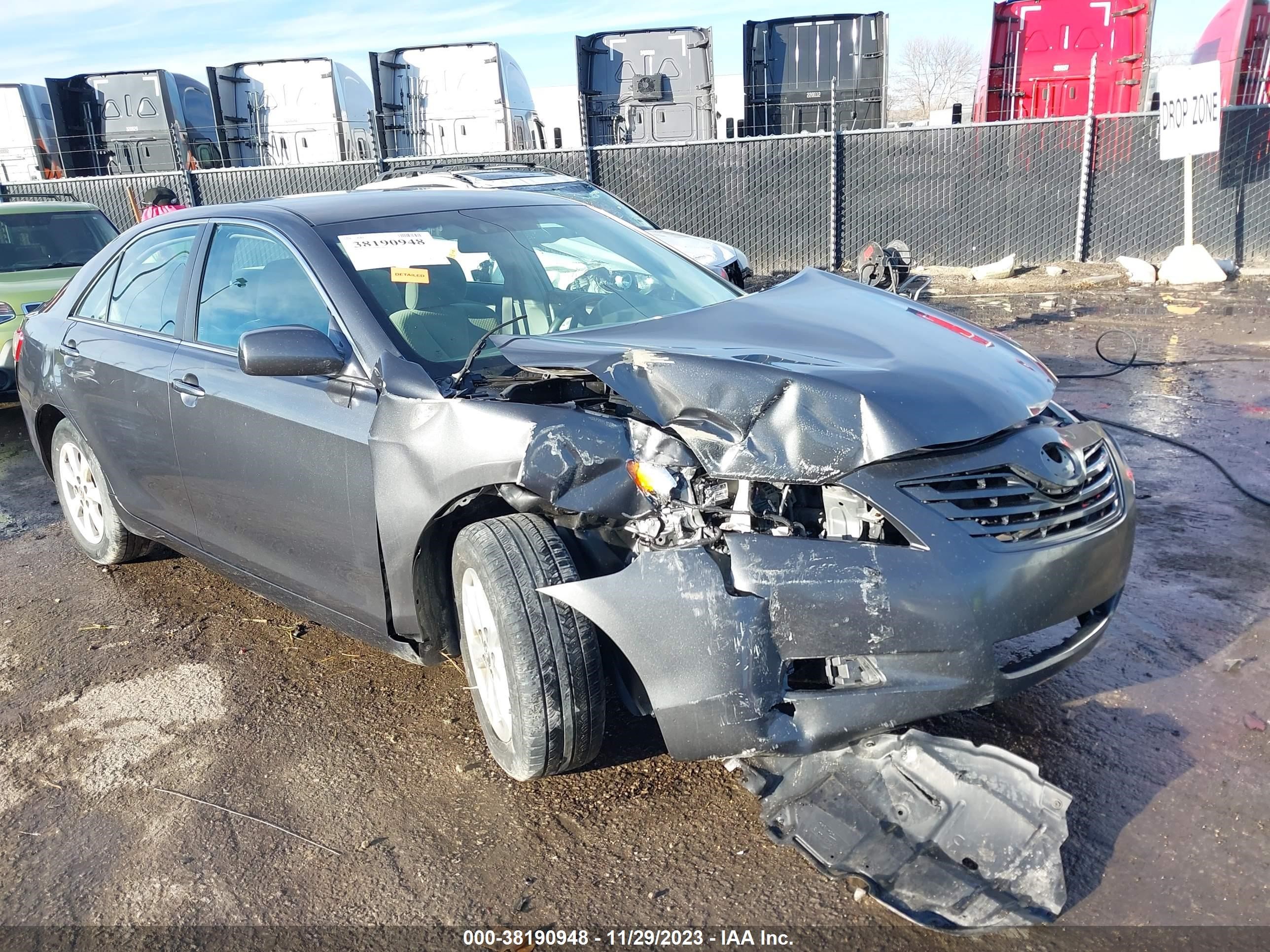 TOYOTA CAMRY 2008 4t1be46k98u785287