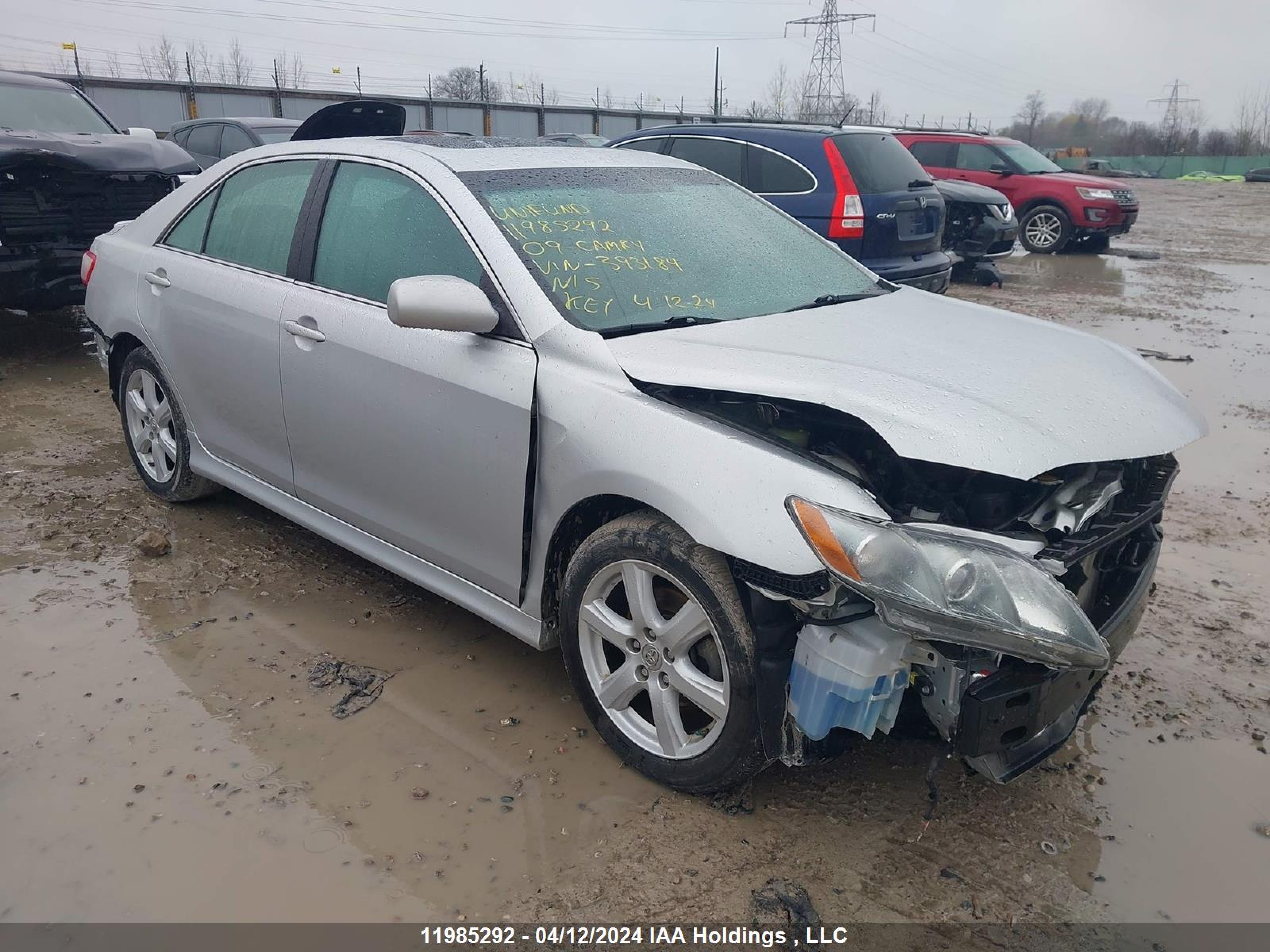 TOYOTA CAMRY 2009 4t1be46k99u393184