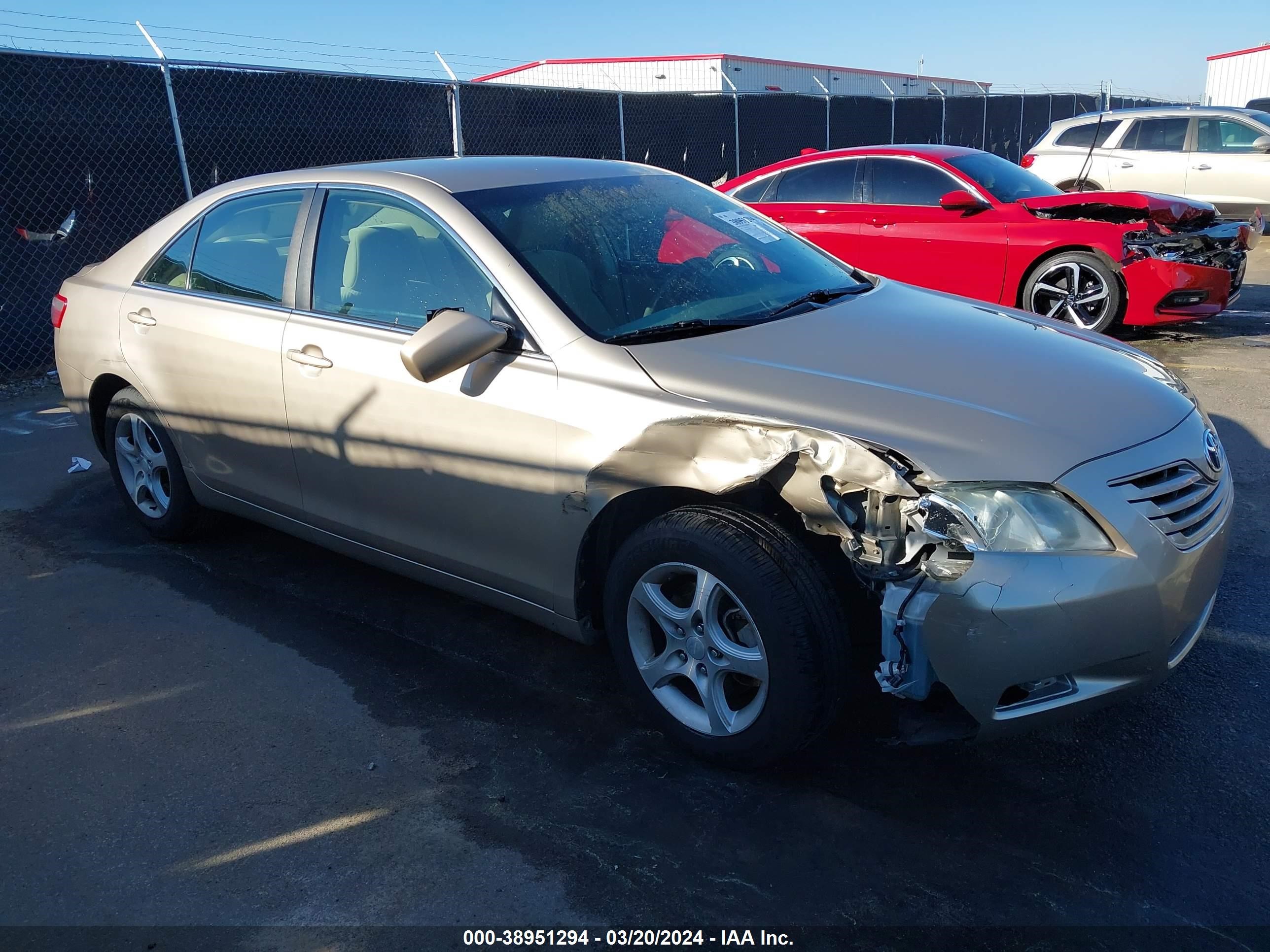 TOYOTA CAMRY 2007 4t1be46kx7u005635