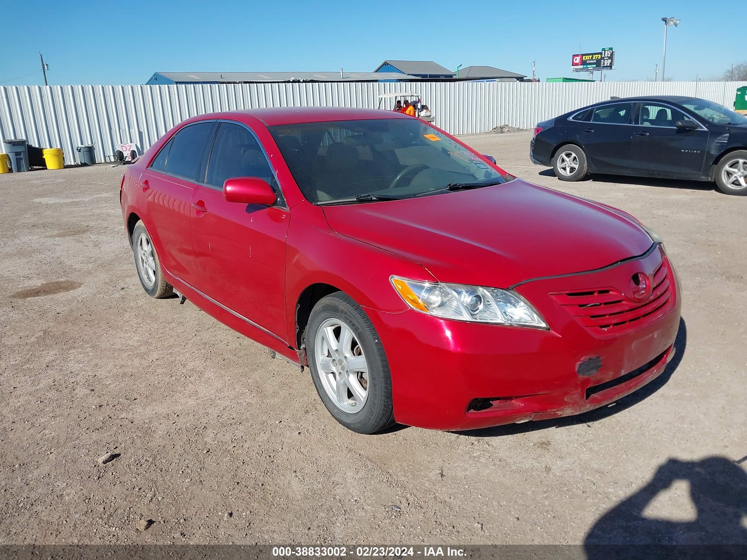 TOYOTA CAMRY 2007 4t1be46kx7u009832